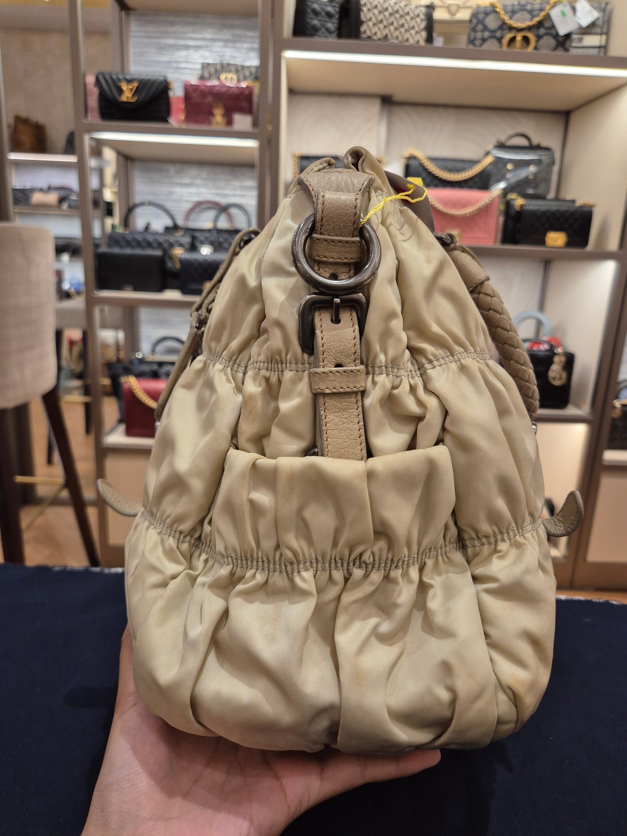 Prada Gaufree Ivory