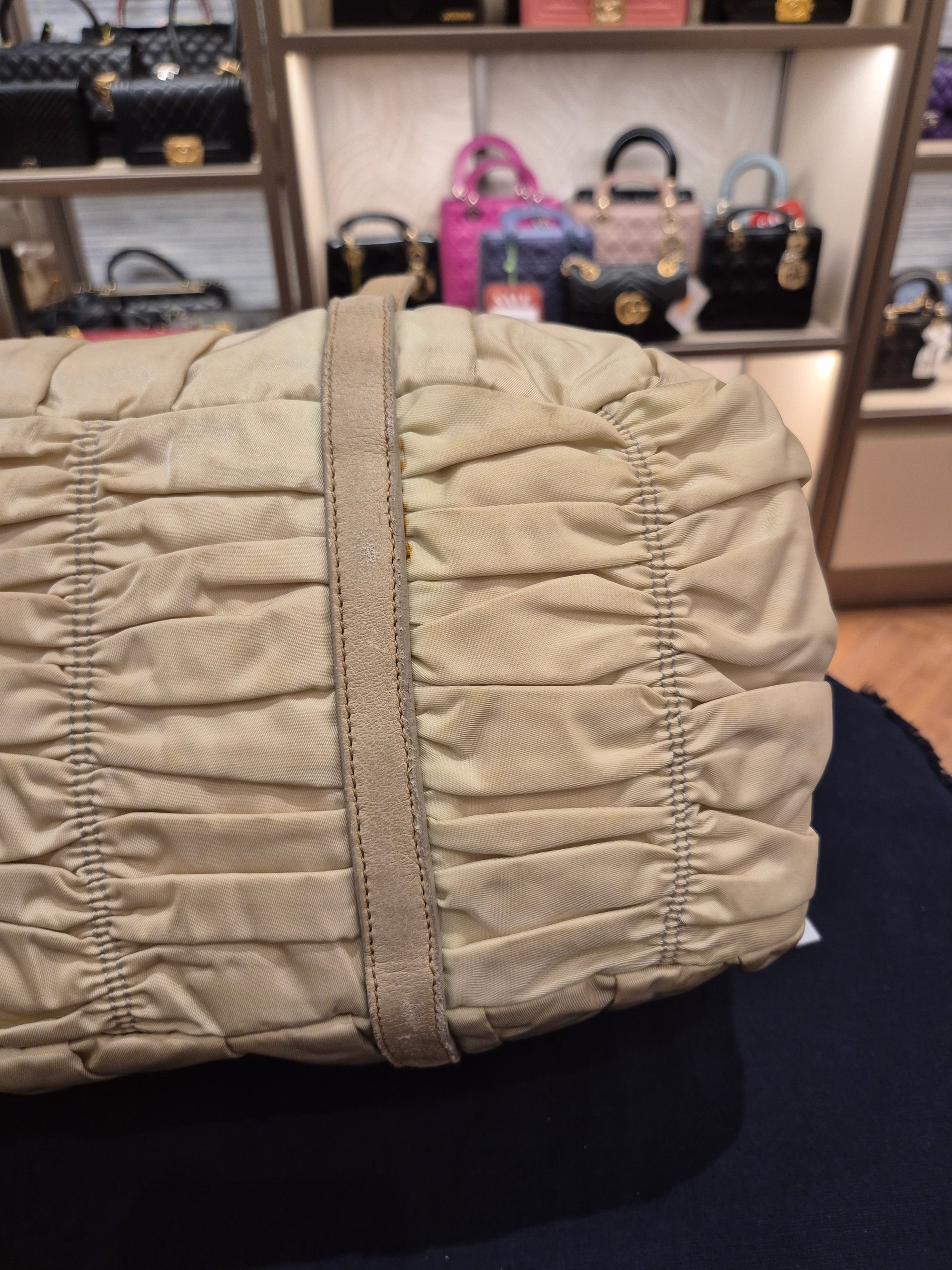 Prada Gaufree Ivory