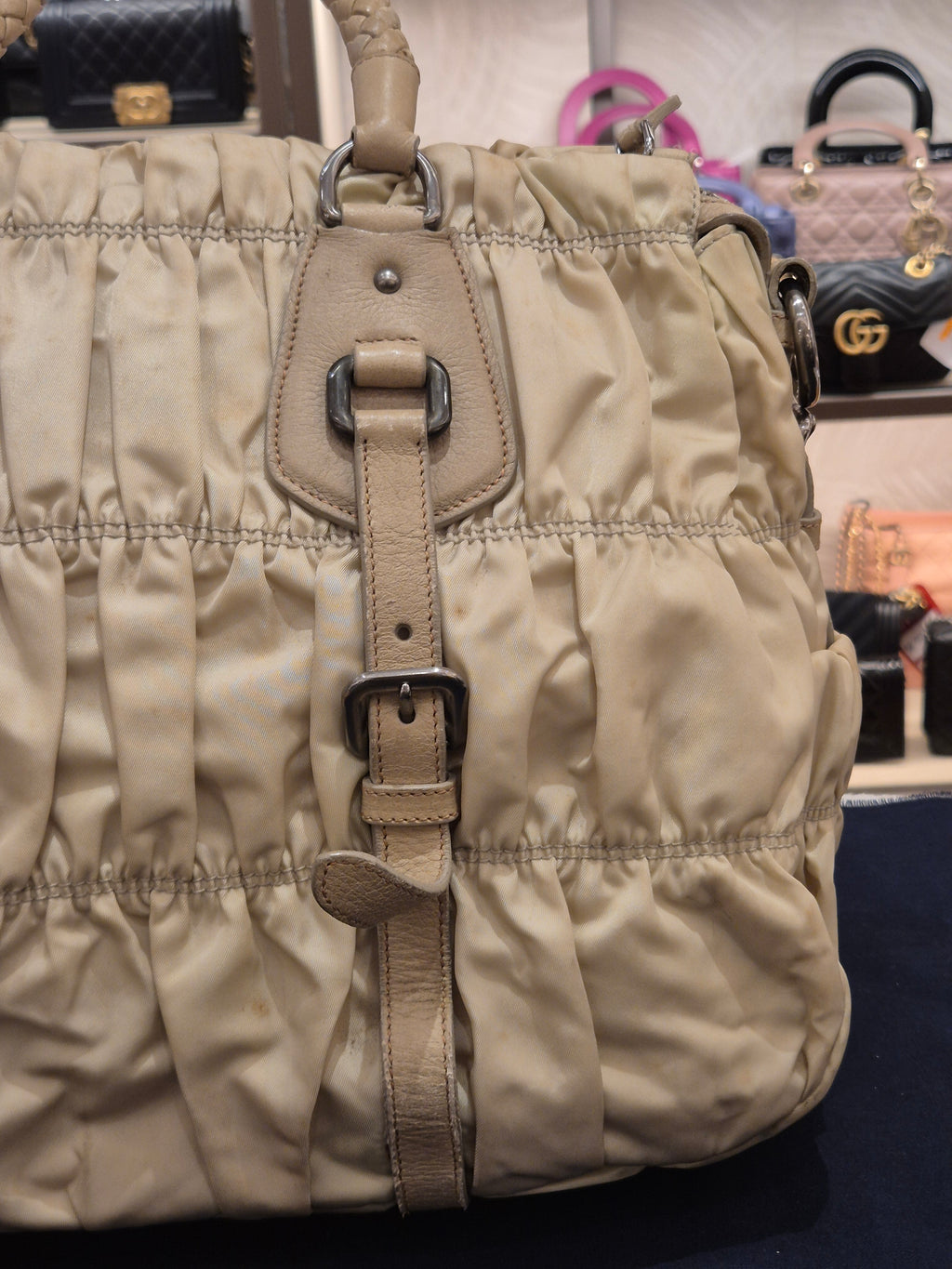 Prada Gaufree Ivory