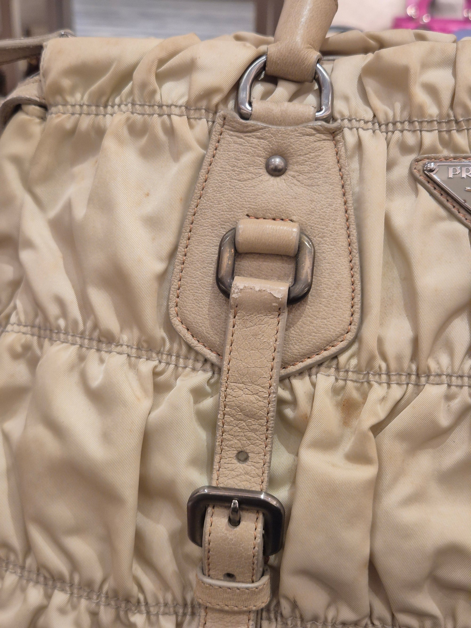 Prada Gaufree Ivory