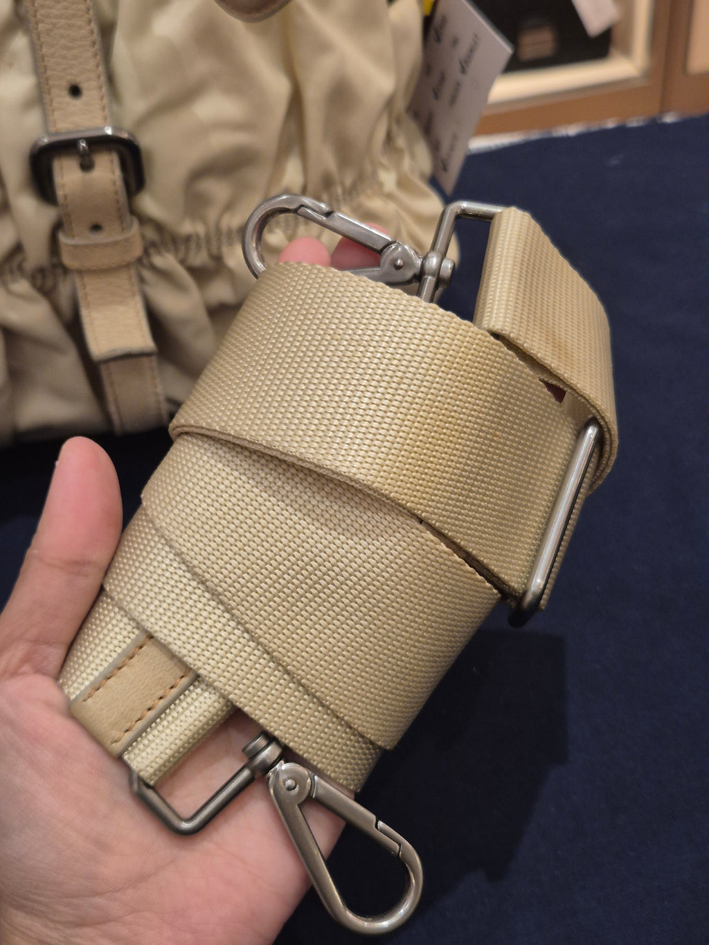 Prada Gaufree Ivory