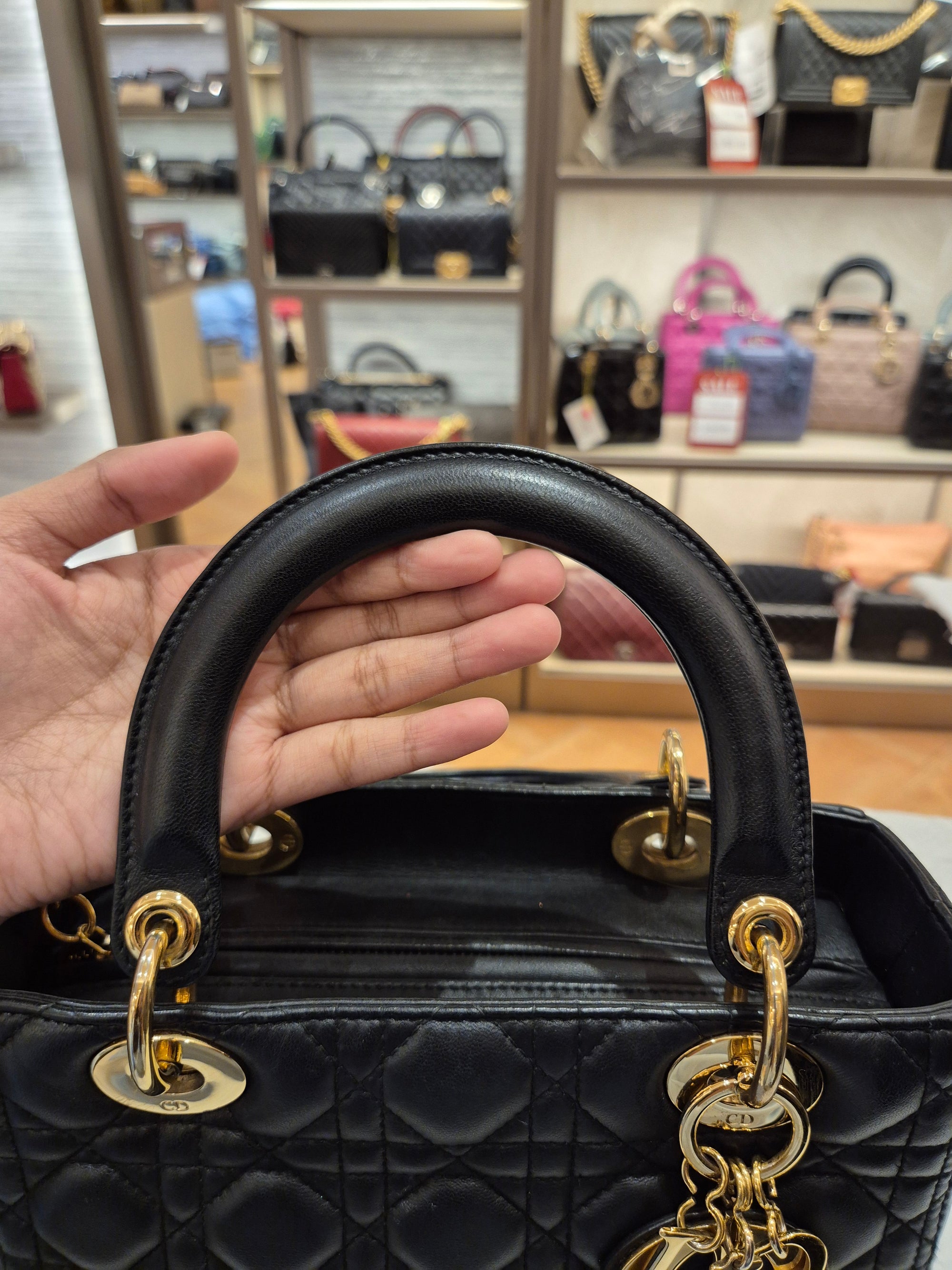 Lady Dior Medium Black