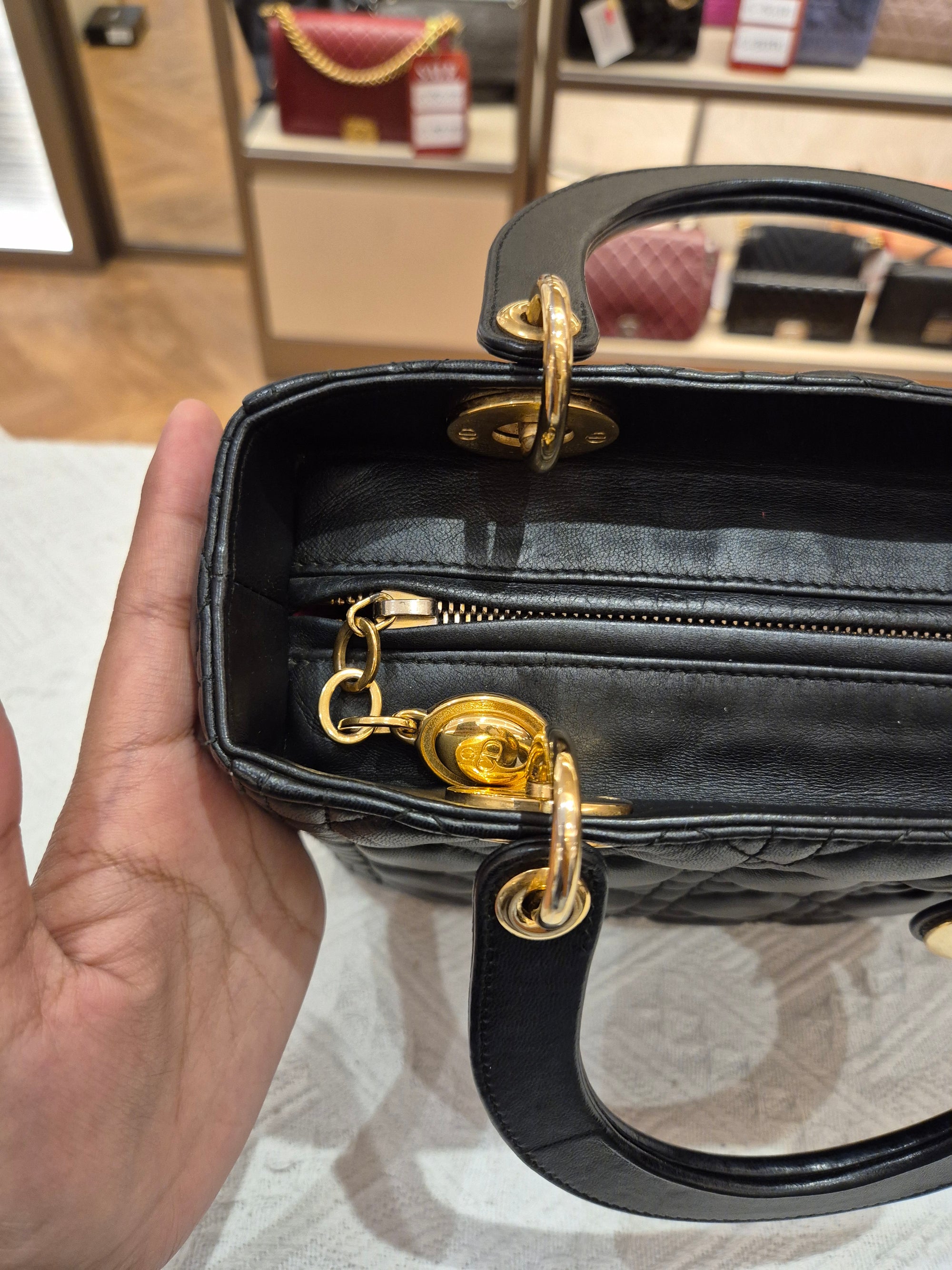 Lady Dior Medium Black