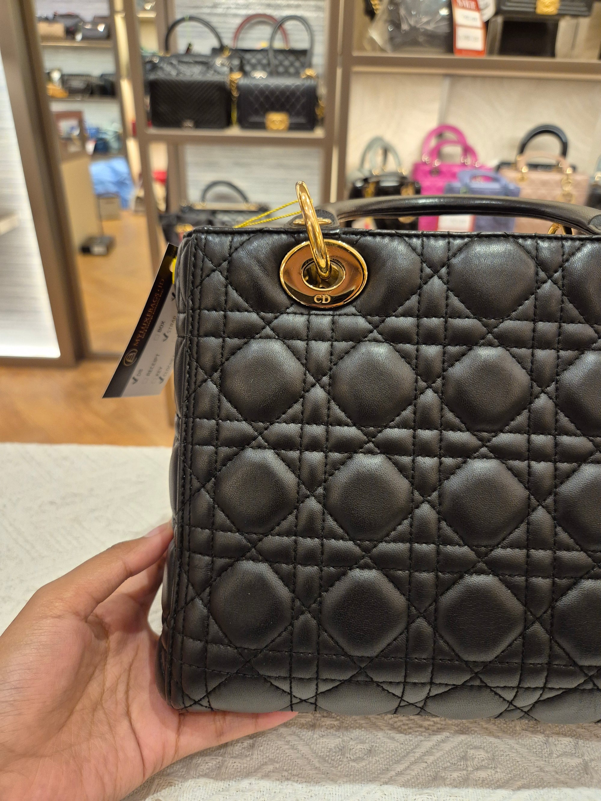 Lady Dior Medium Black