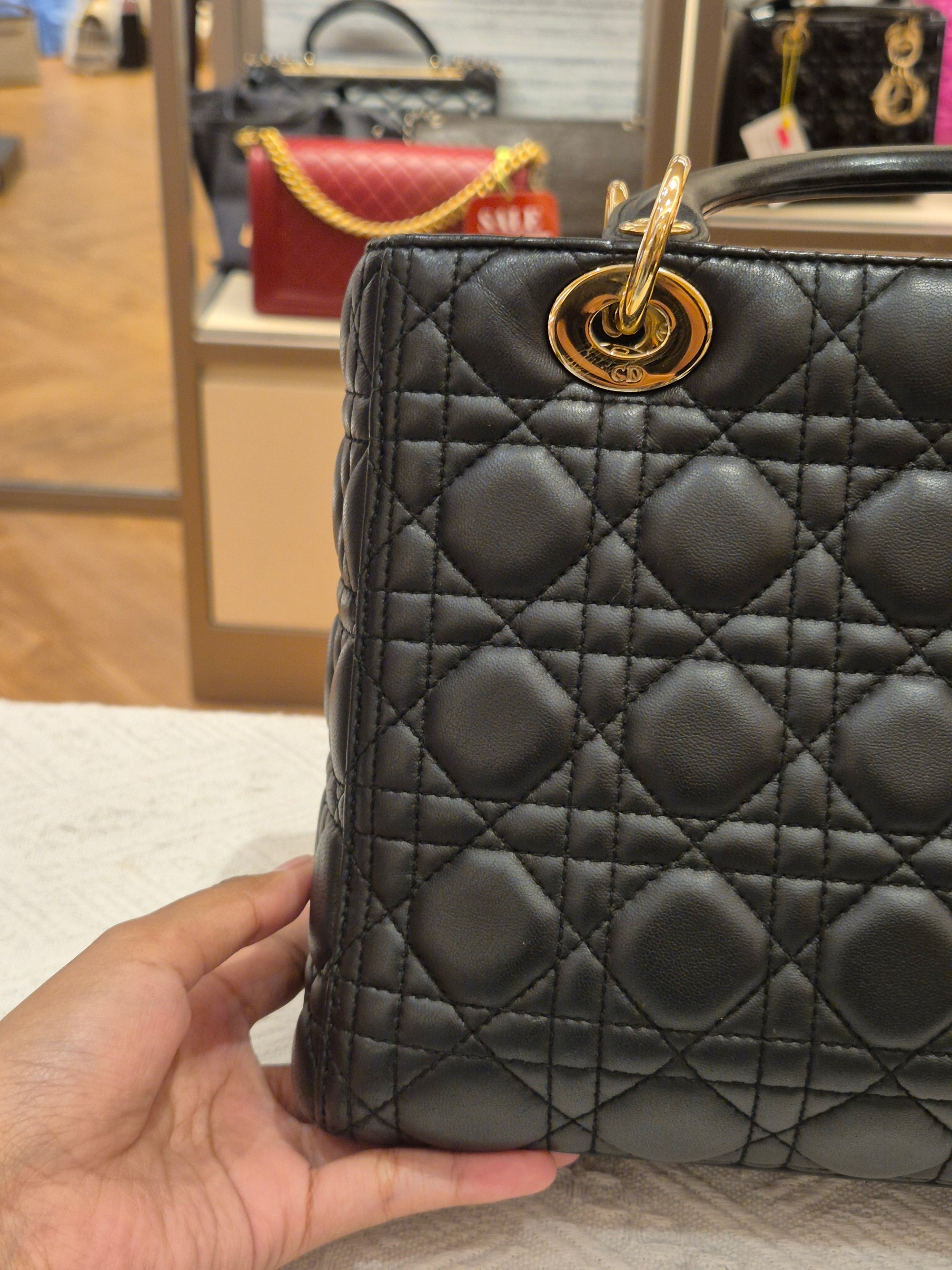 Lady Dior Medium Black
