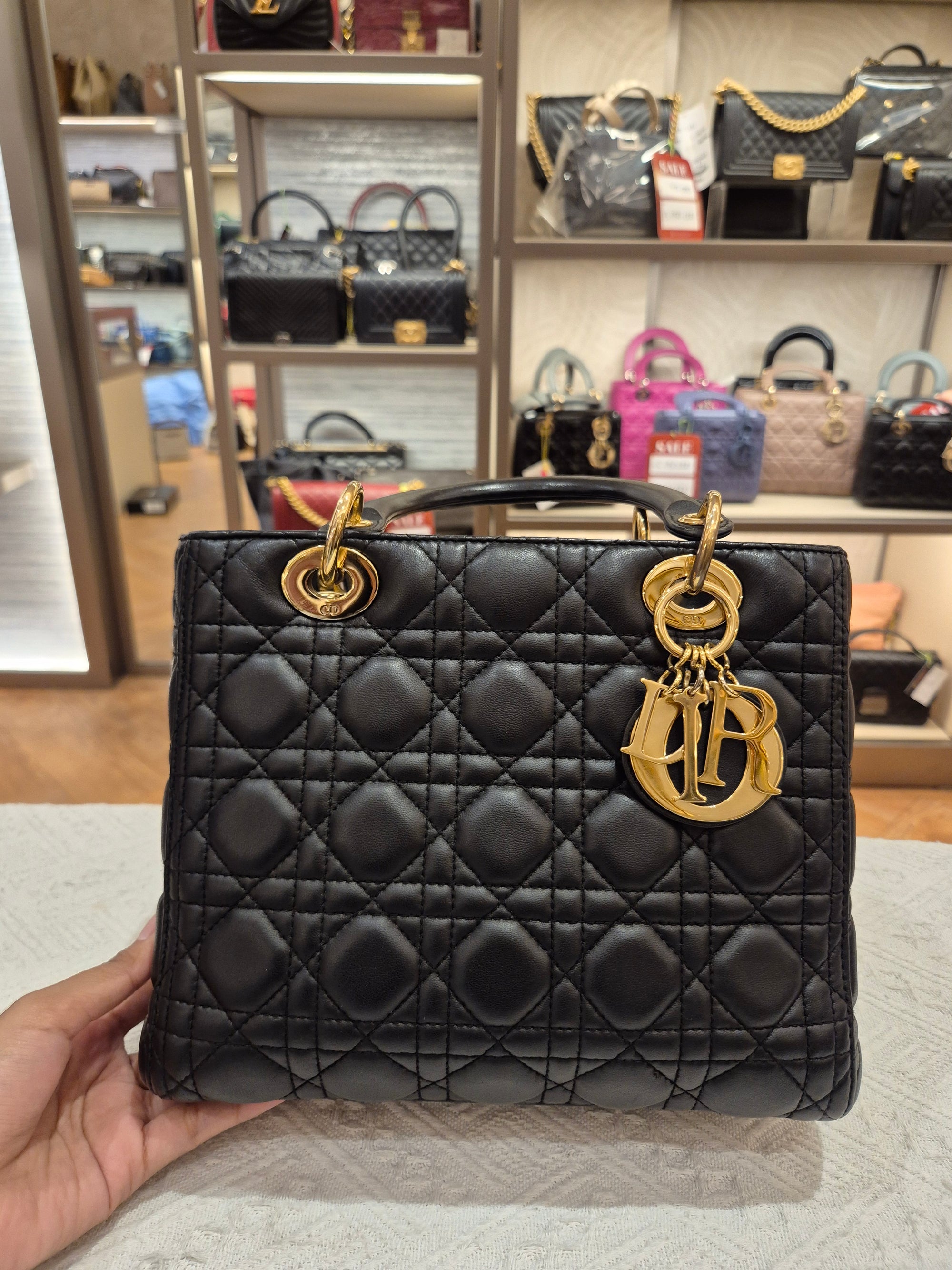 Lady Dior Medium Black