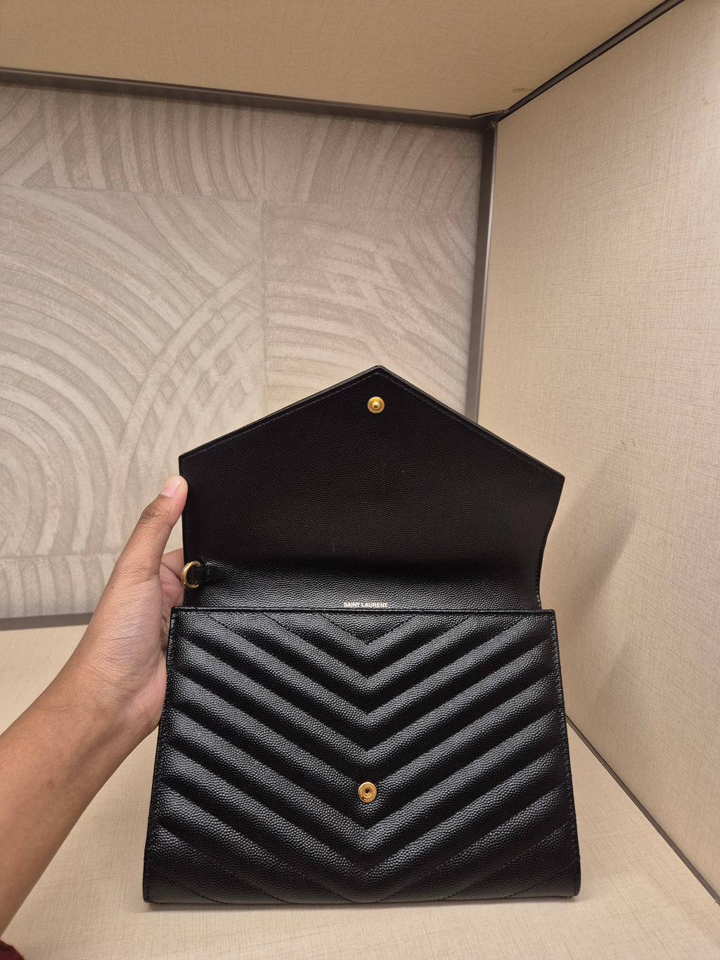Saint Laurent Envelope Clutch
