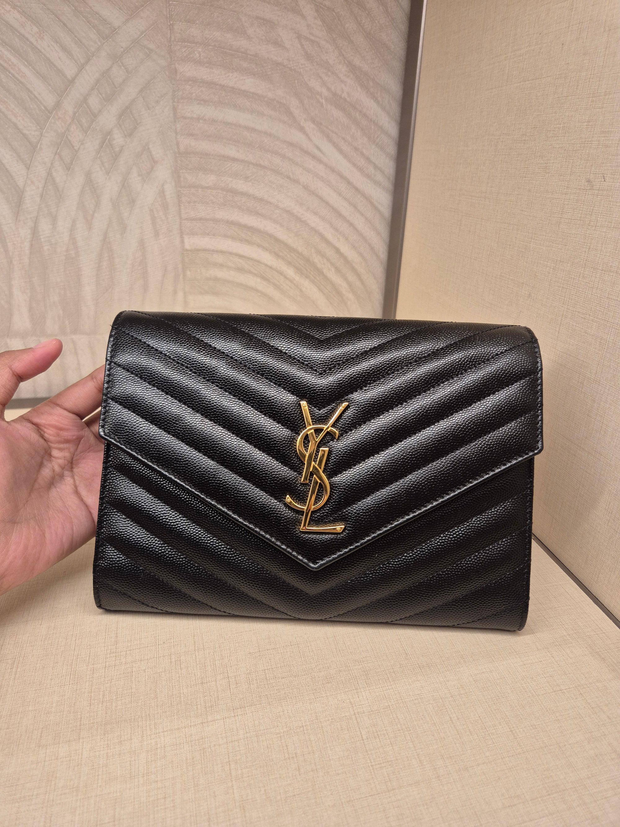 Saint Laurent Envelope Clutch