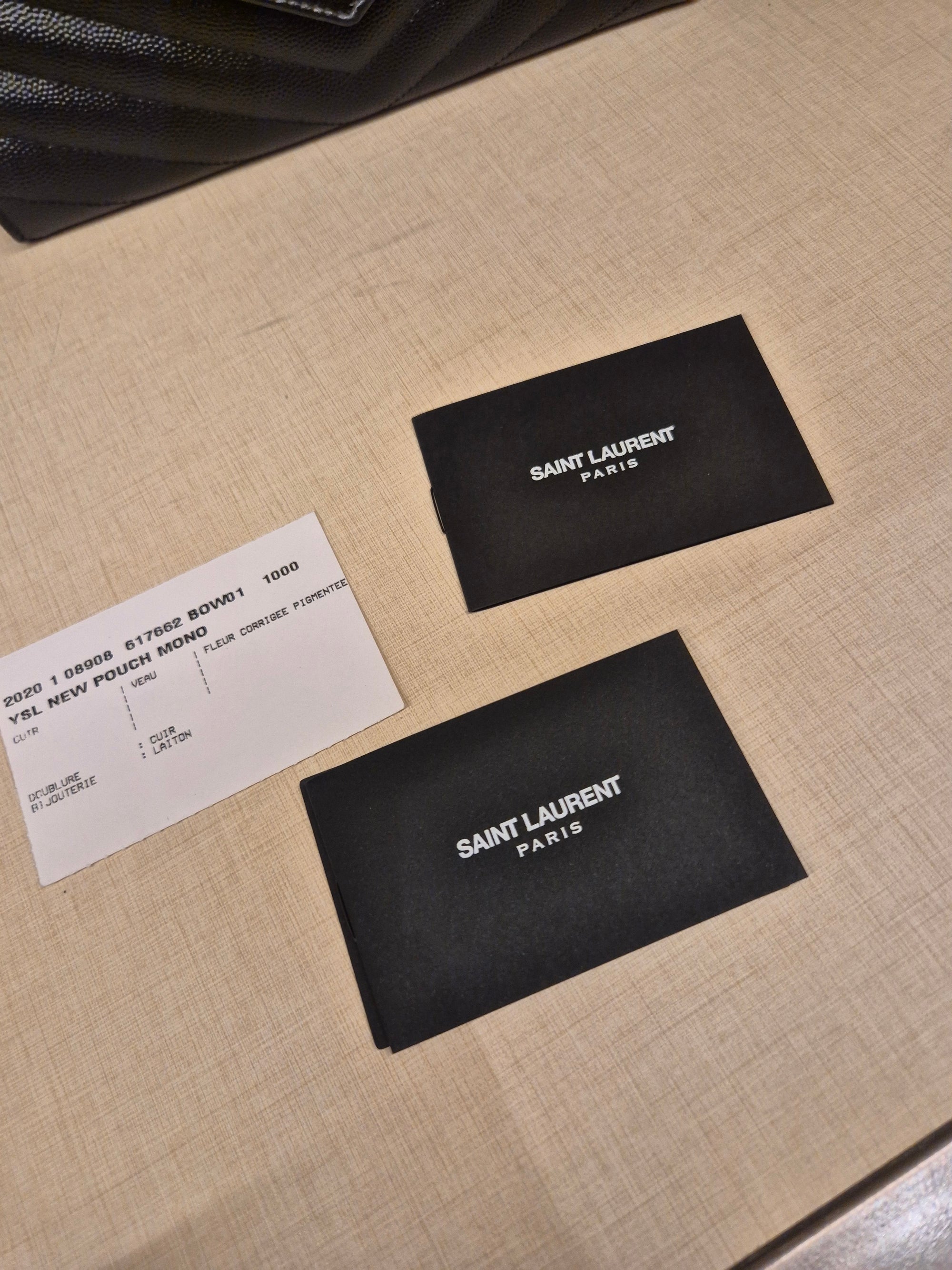 Saint Laurent Envelope Clutch