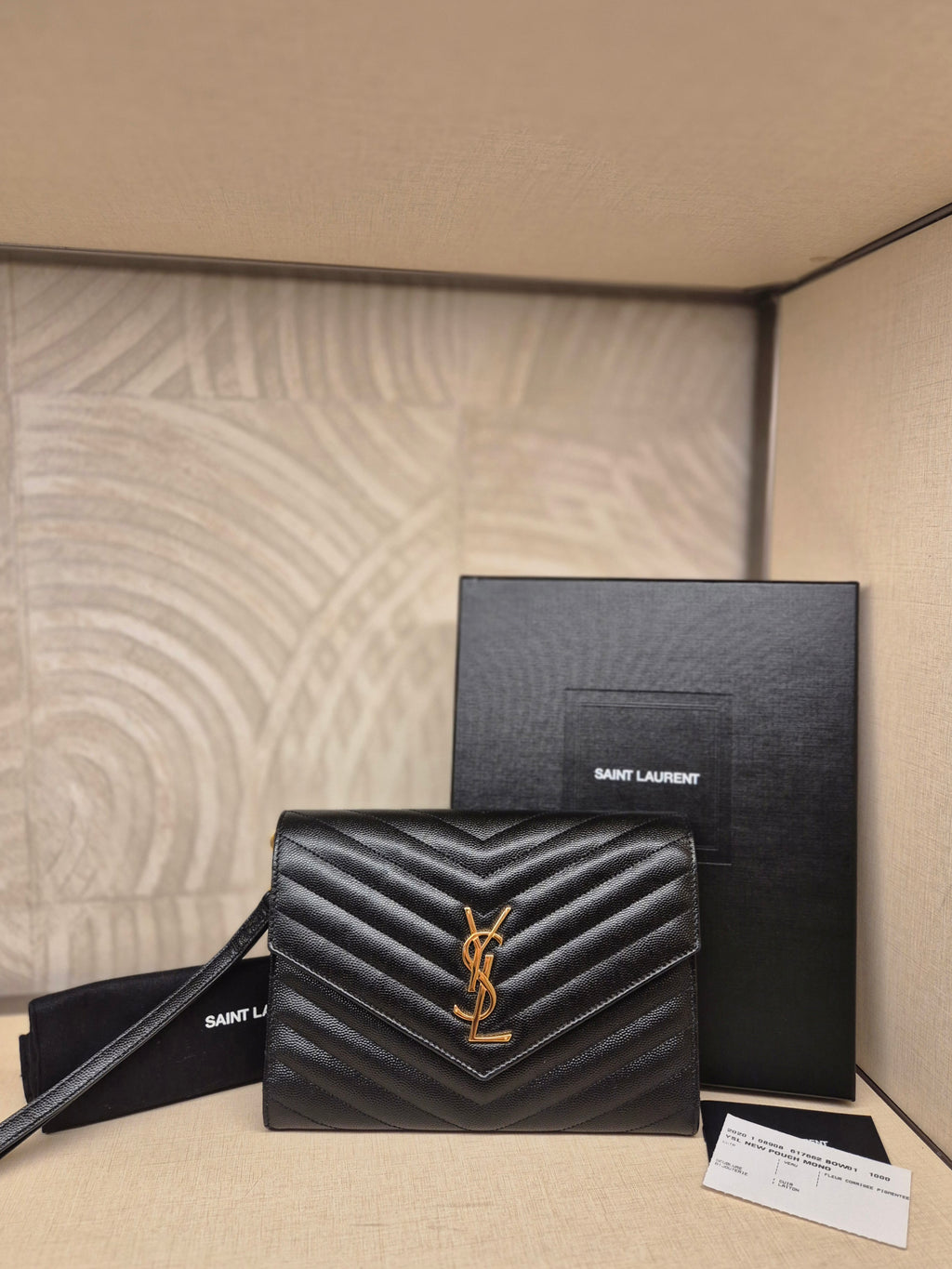 Saint Laurent Envelope Clutch