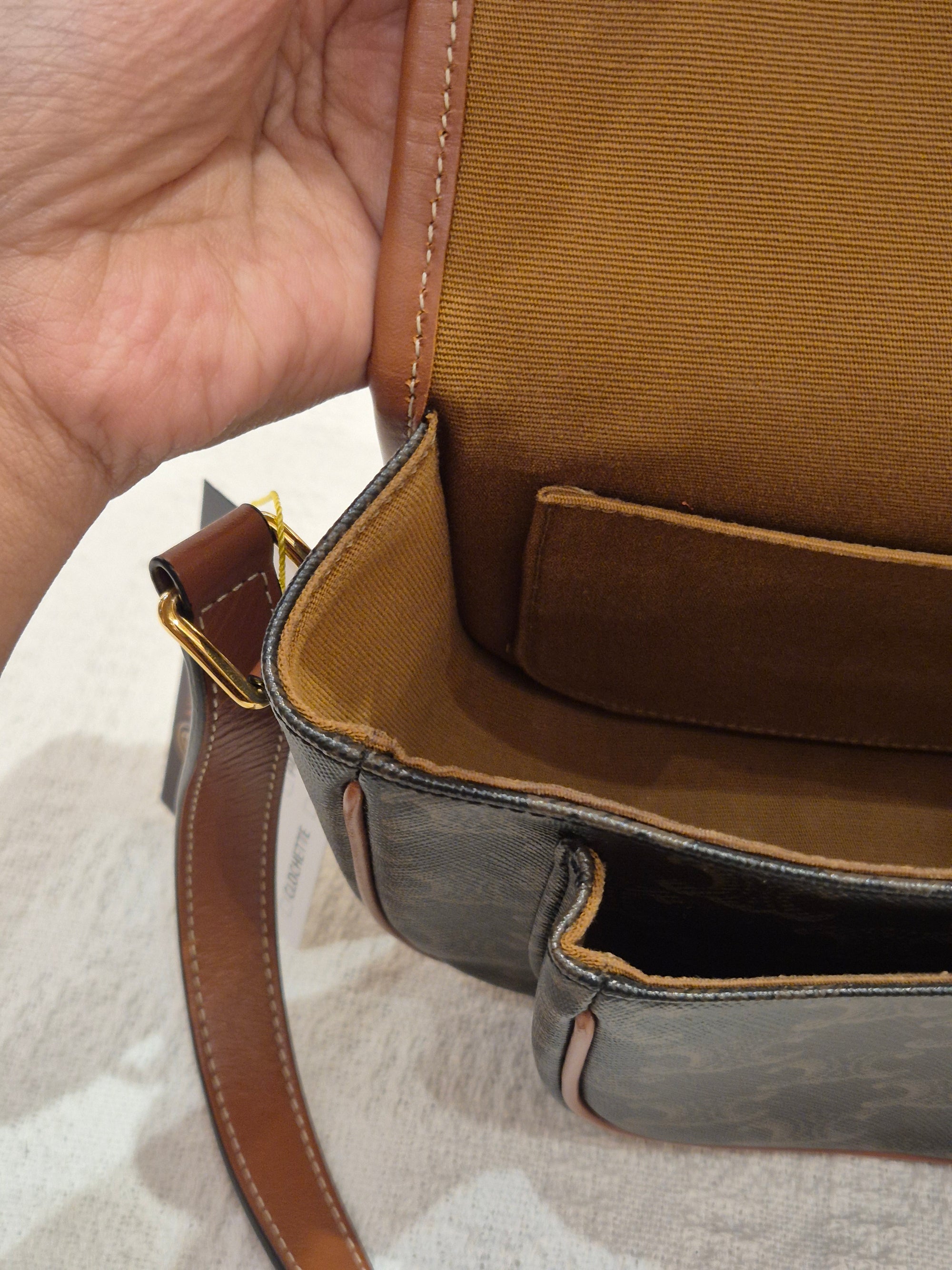 Celine Folco Triomph Tan