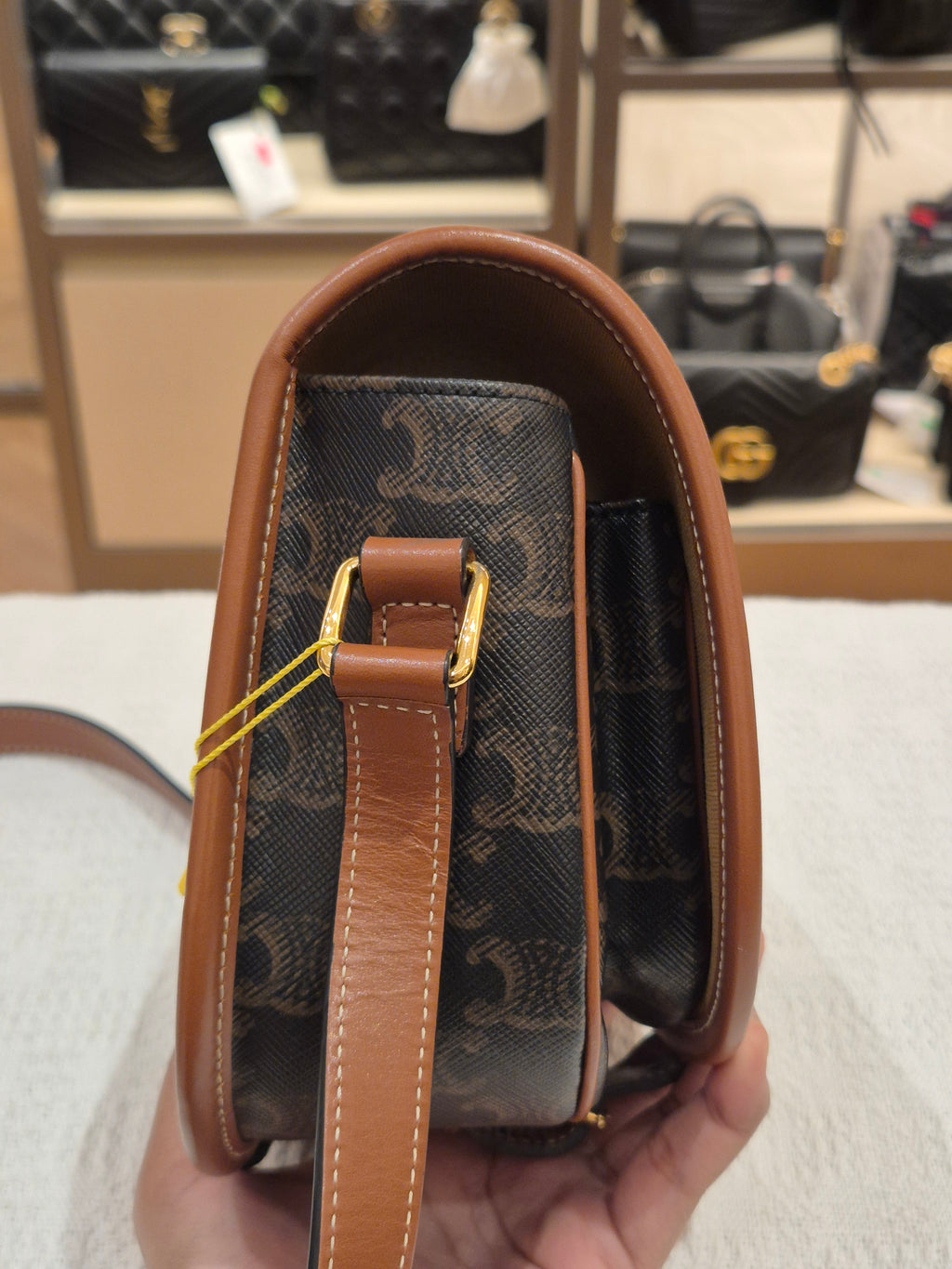Celine Folco Triomph Tan