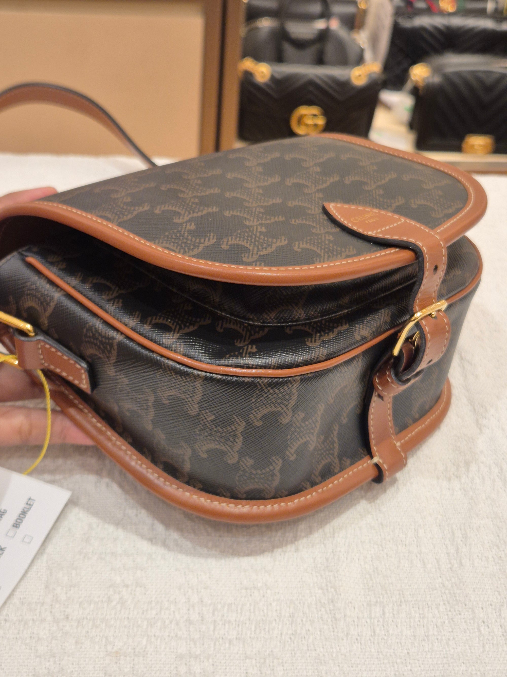 Celine Folco Triomph Tan
