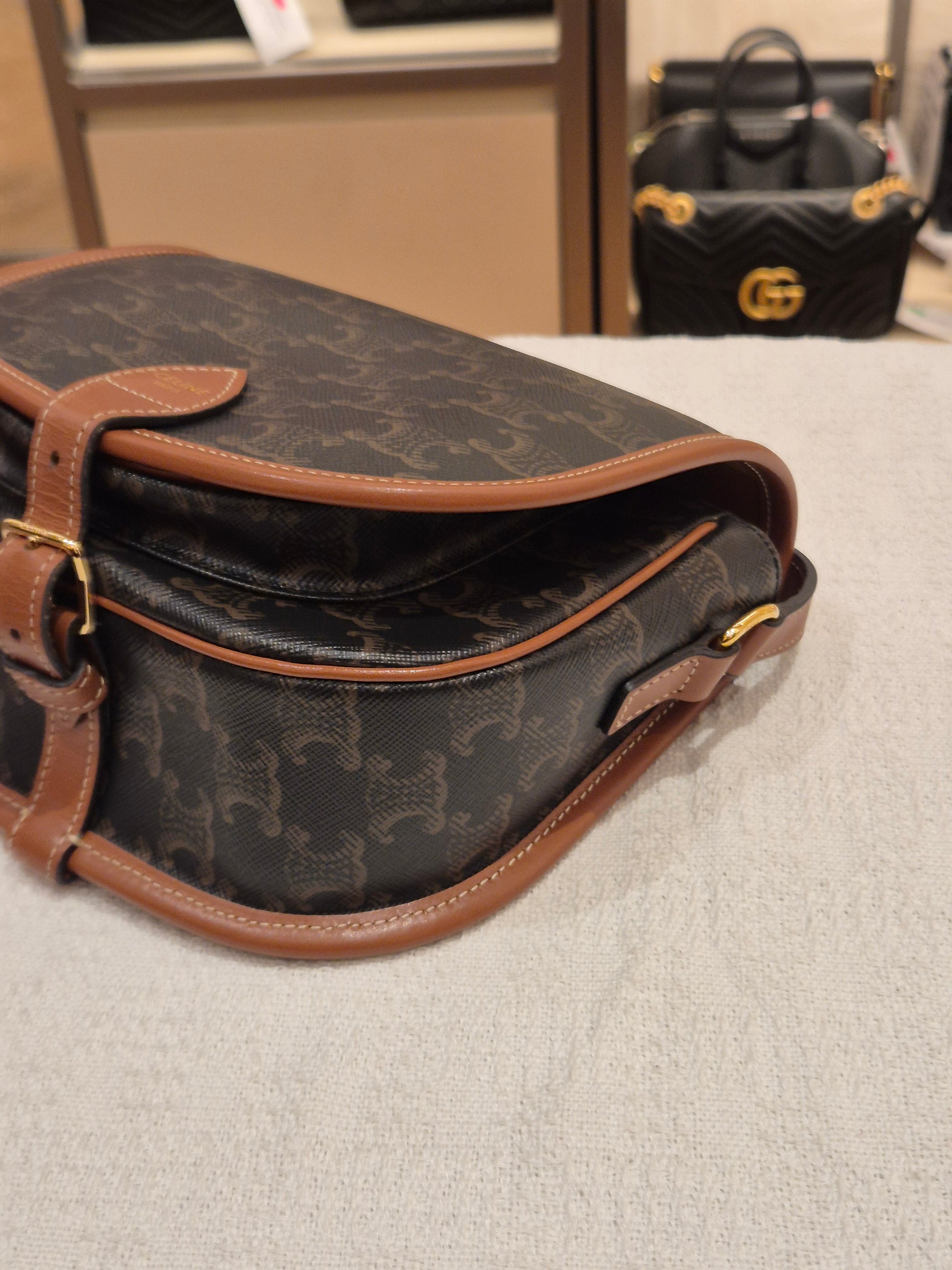 Celine Folco Triomph Tan