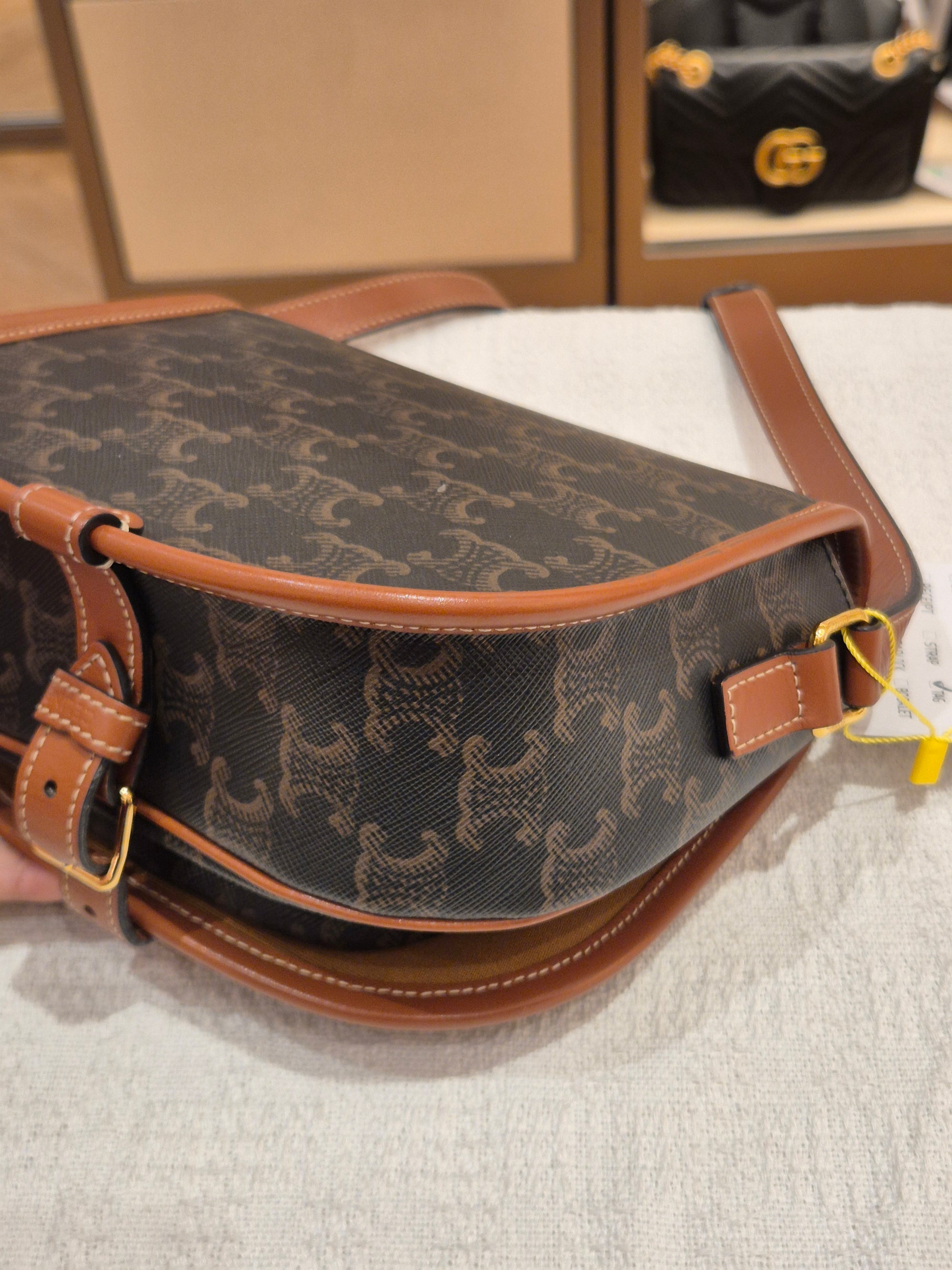 Celine Folco Triomph Tan