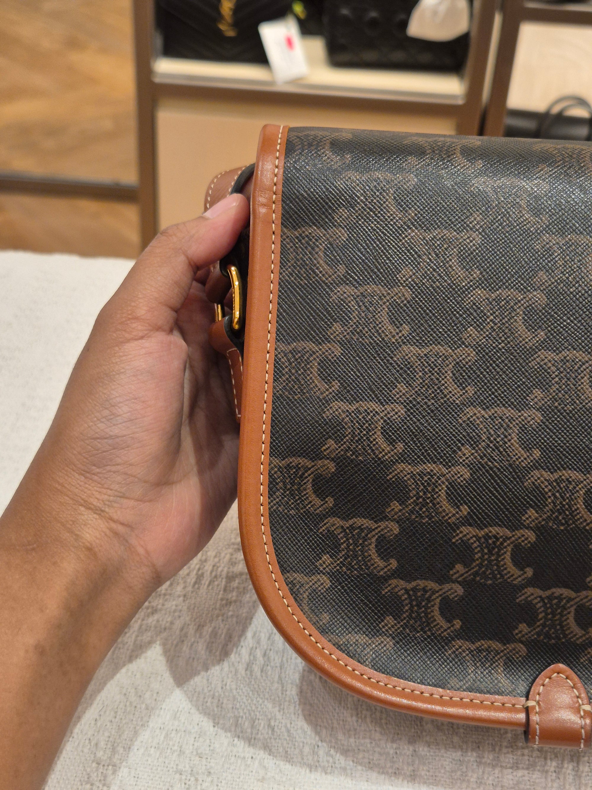 Celine Folco Triomph Tan