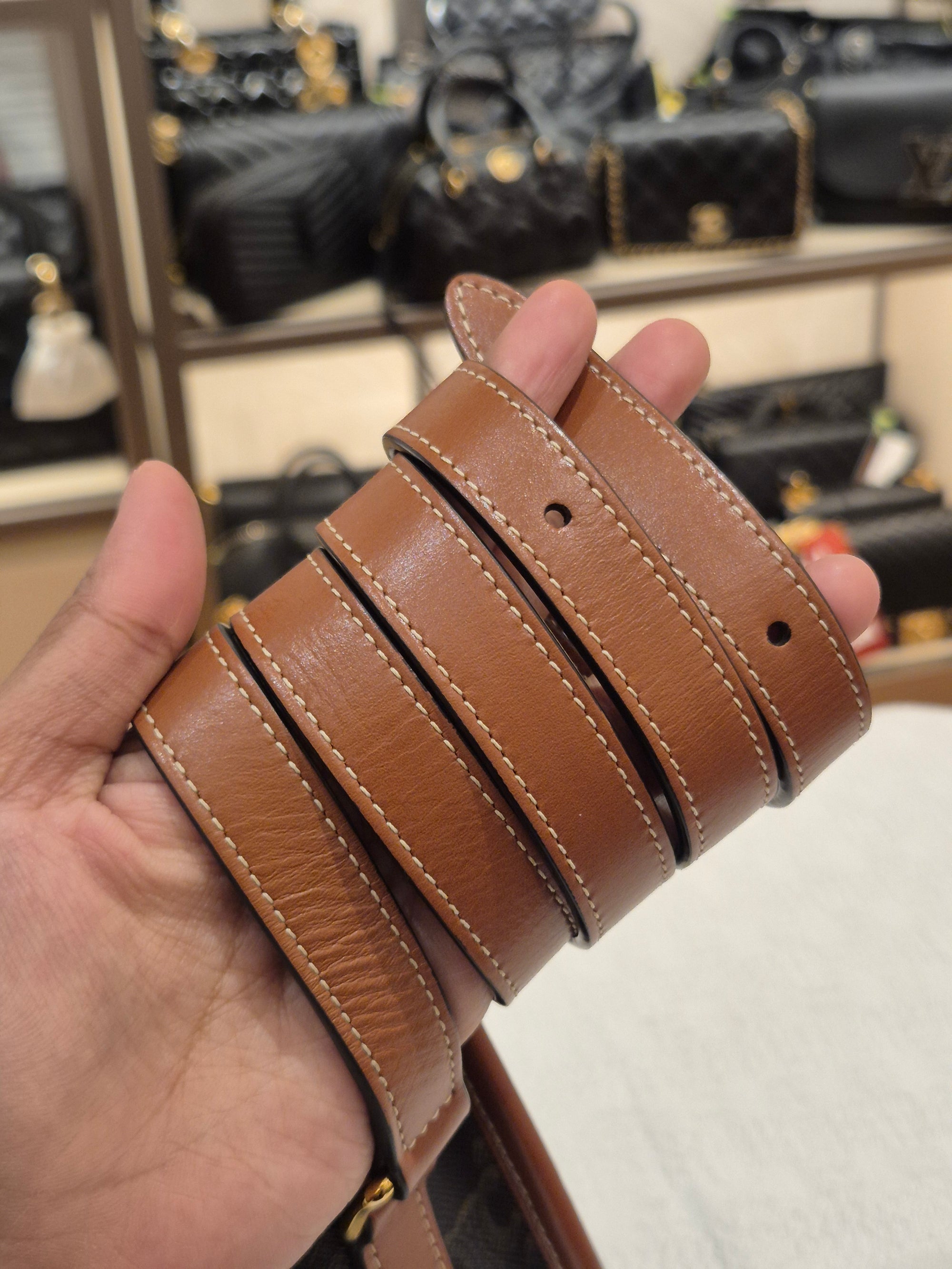Celine Folco Triomph Tan