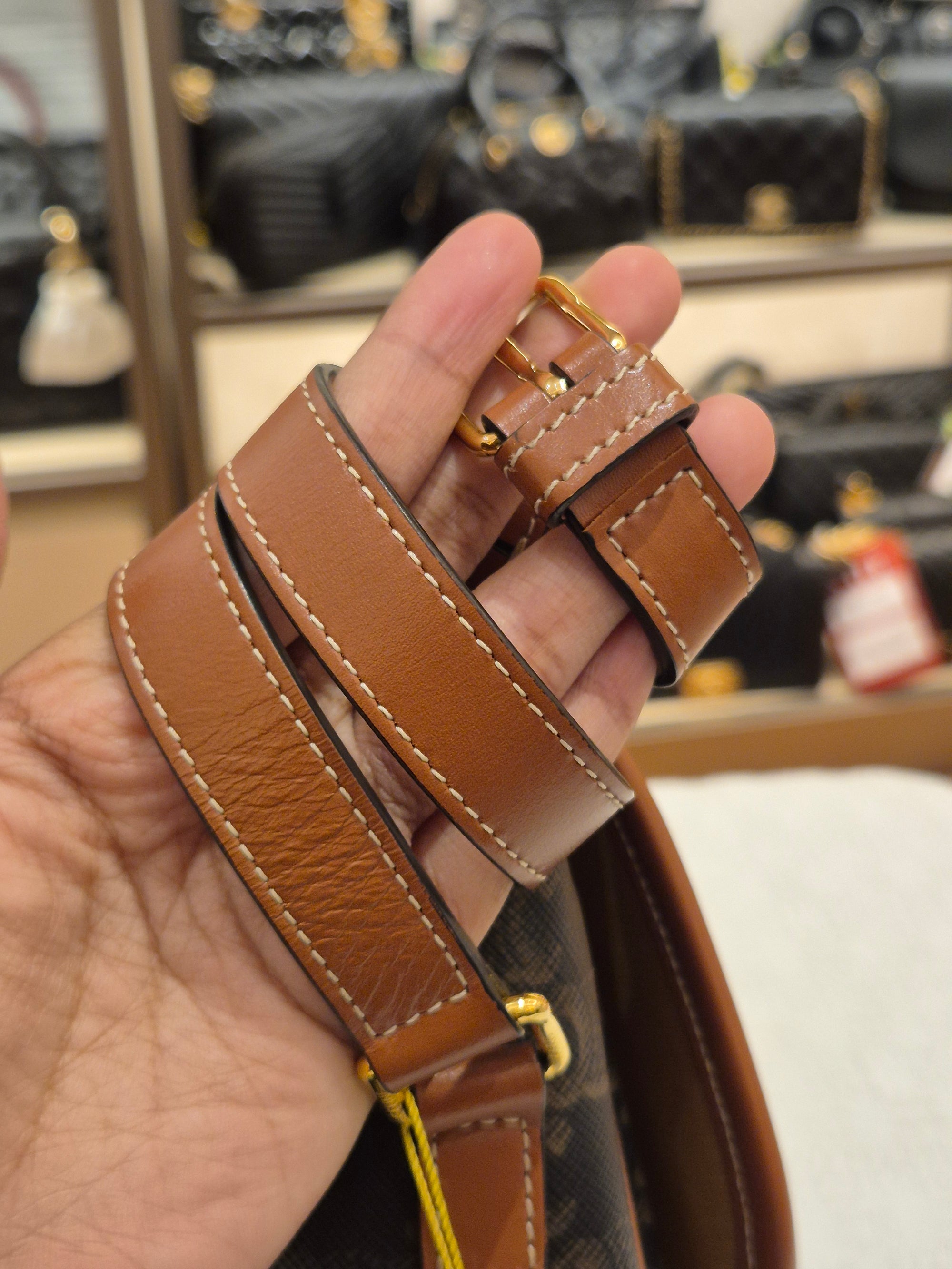 Celine Folco Triomph Tan