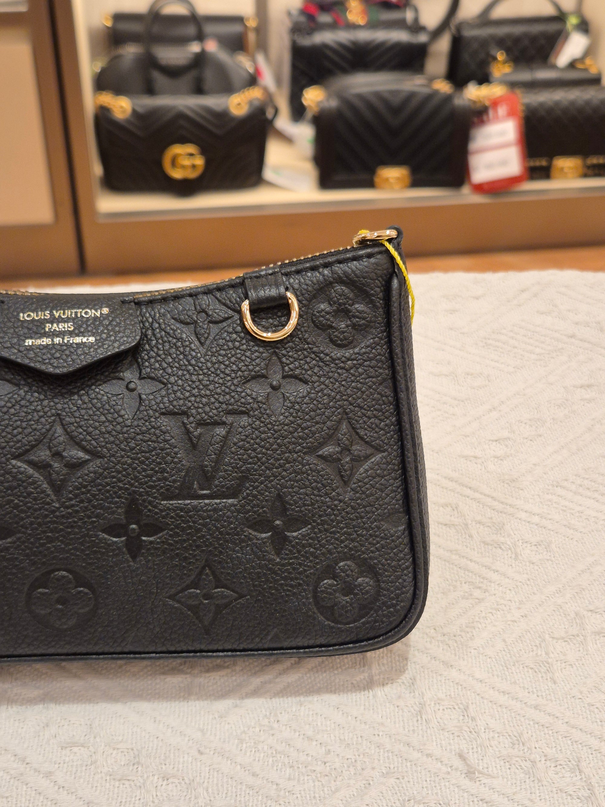 Louis Vuitton Easy Poch on Strap Emp Black