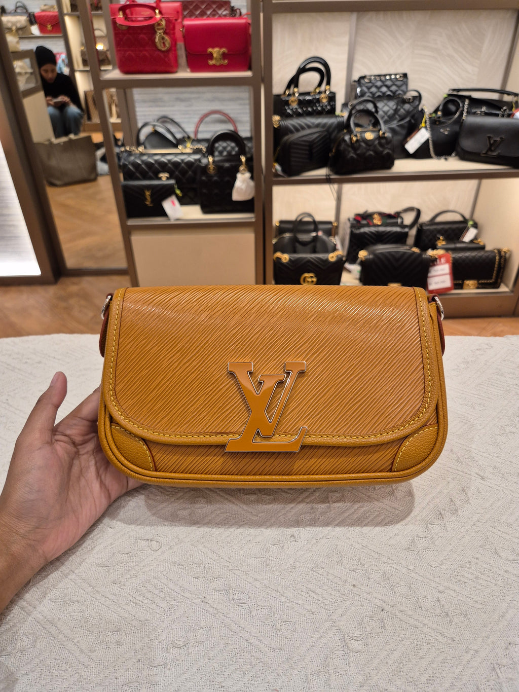 Louis Vuitton Buci Epi Gold
