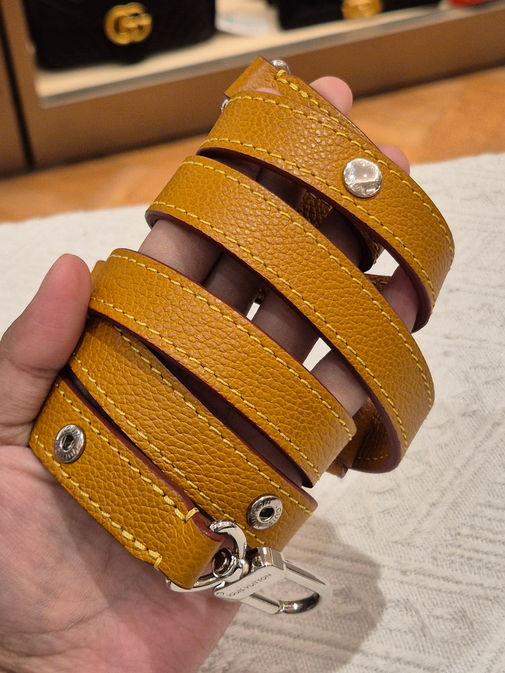 Louis Vuitton Buci Epi Gold