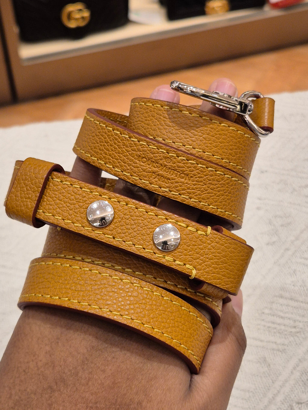Louis Vuitton Buci Epi Gold
