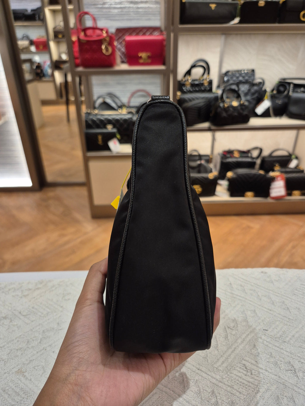 Prada Multi Pochette Re-Edition Nylon Black