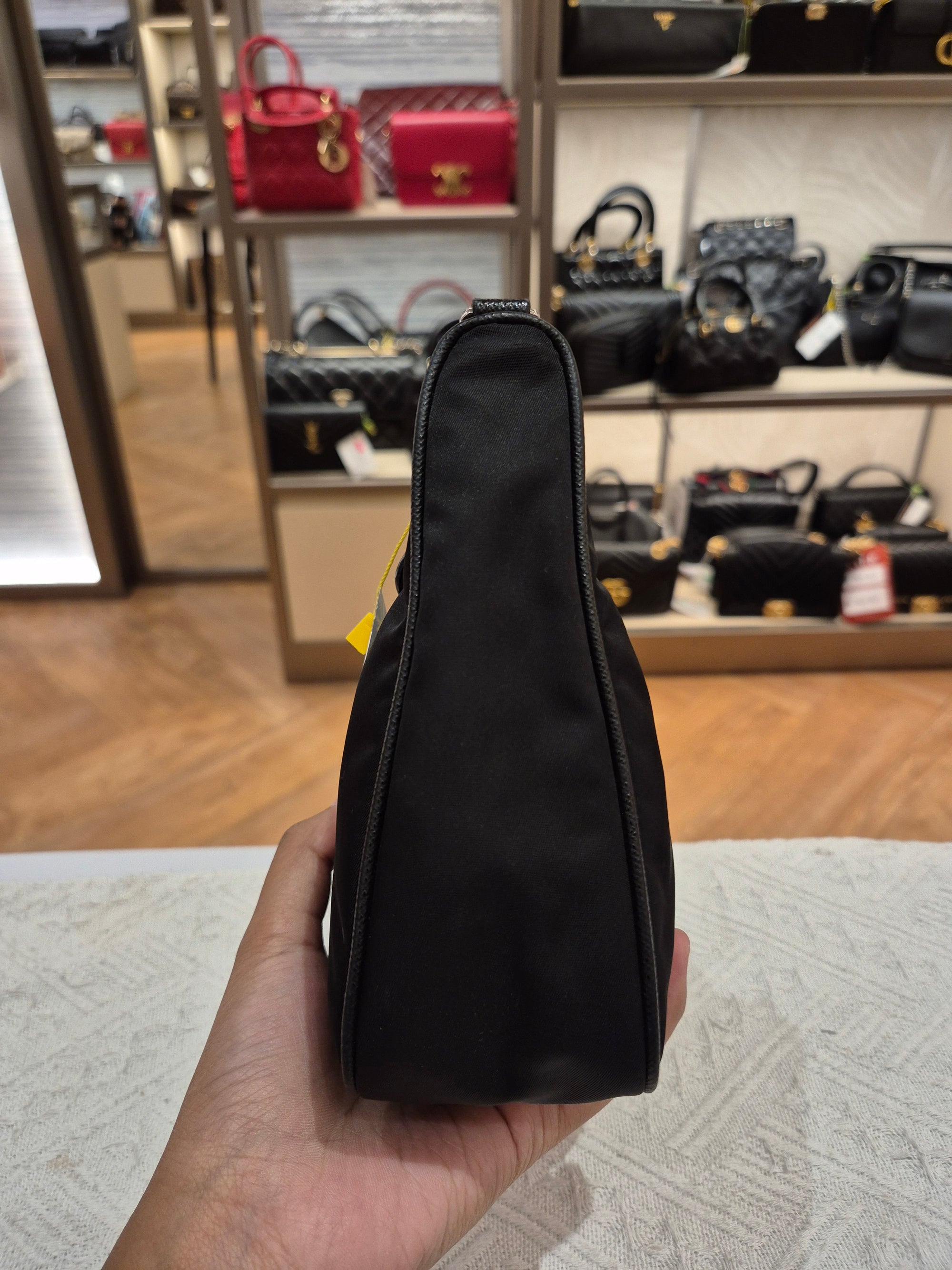 Prada Multi Pochette Re-Edition Nylon Black