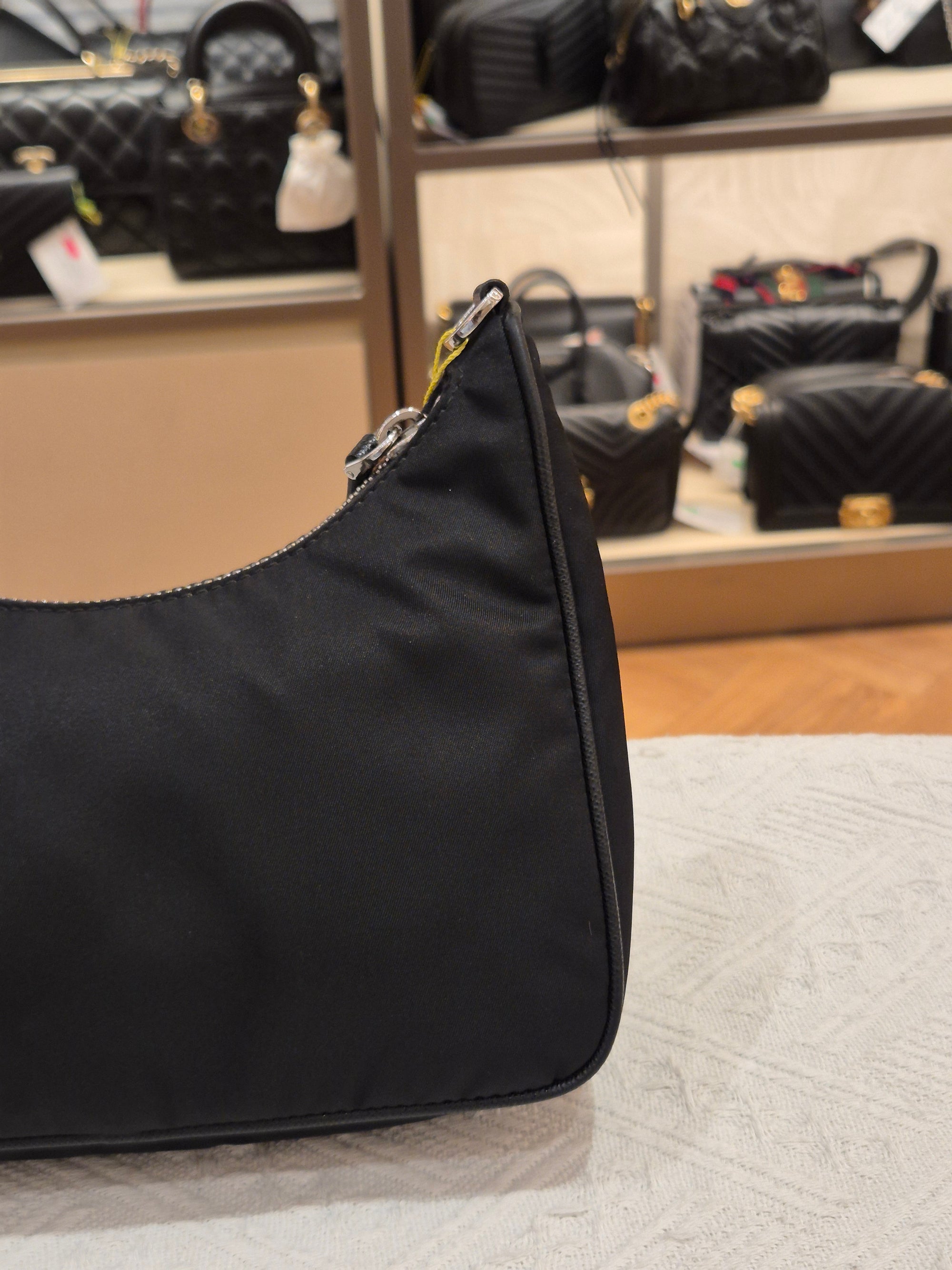 Prada Multi Pochette Re-Edition Nylon Black