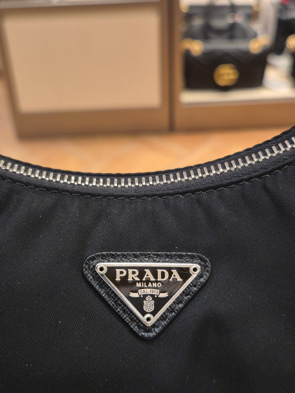 Prada Multi Pochette Re-Edition Nylon Black
