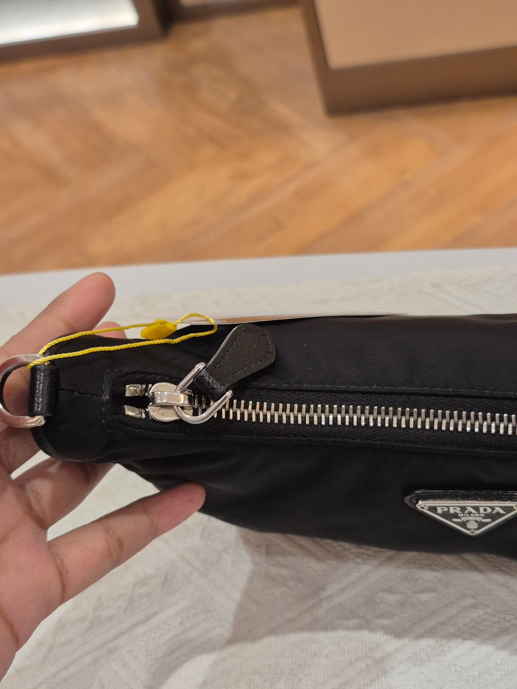 Prada Multi Pochette Re-Edition Nylon Black