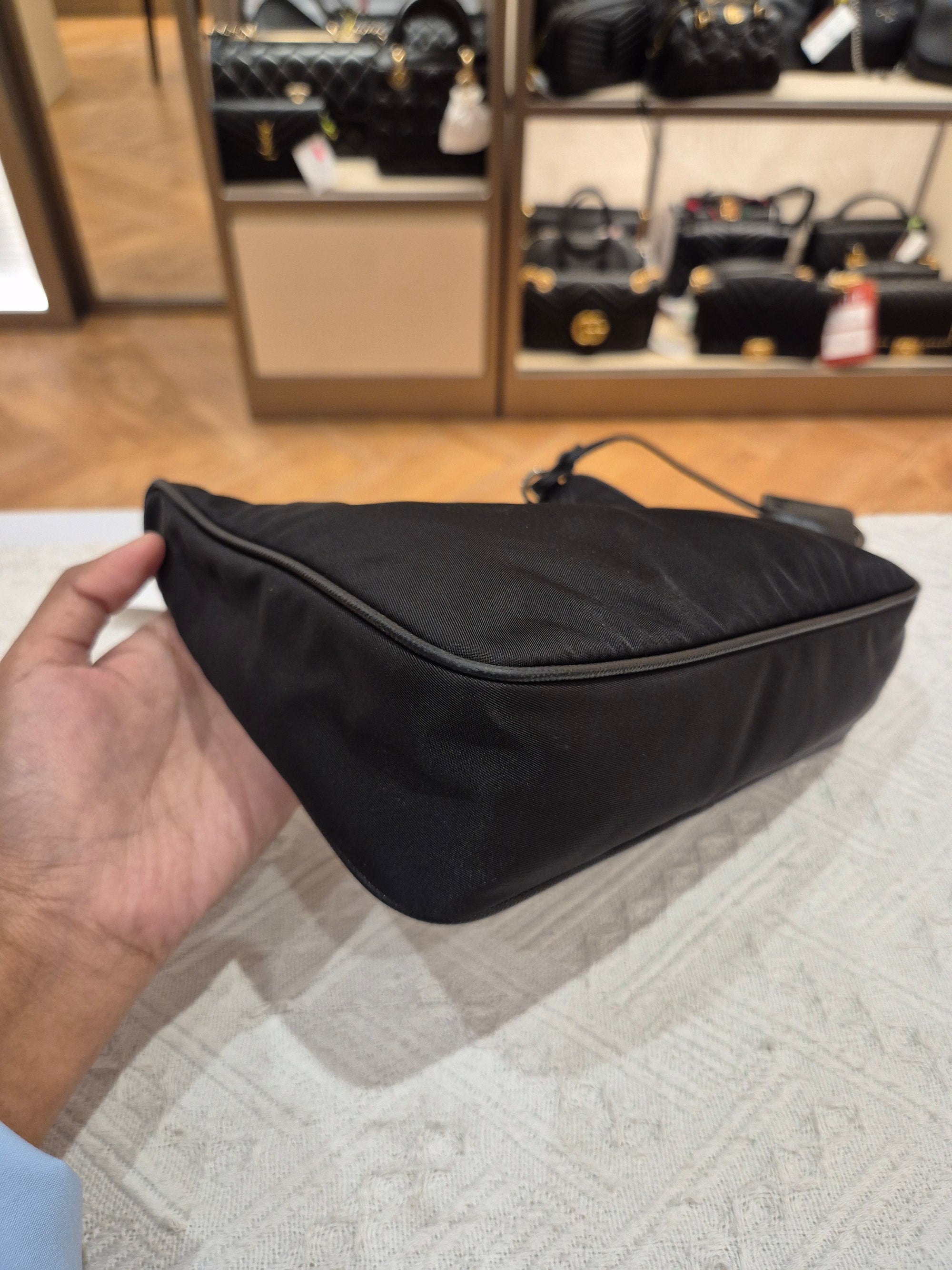 Prada Multi Pochette Re-Edition Nylon Black