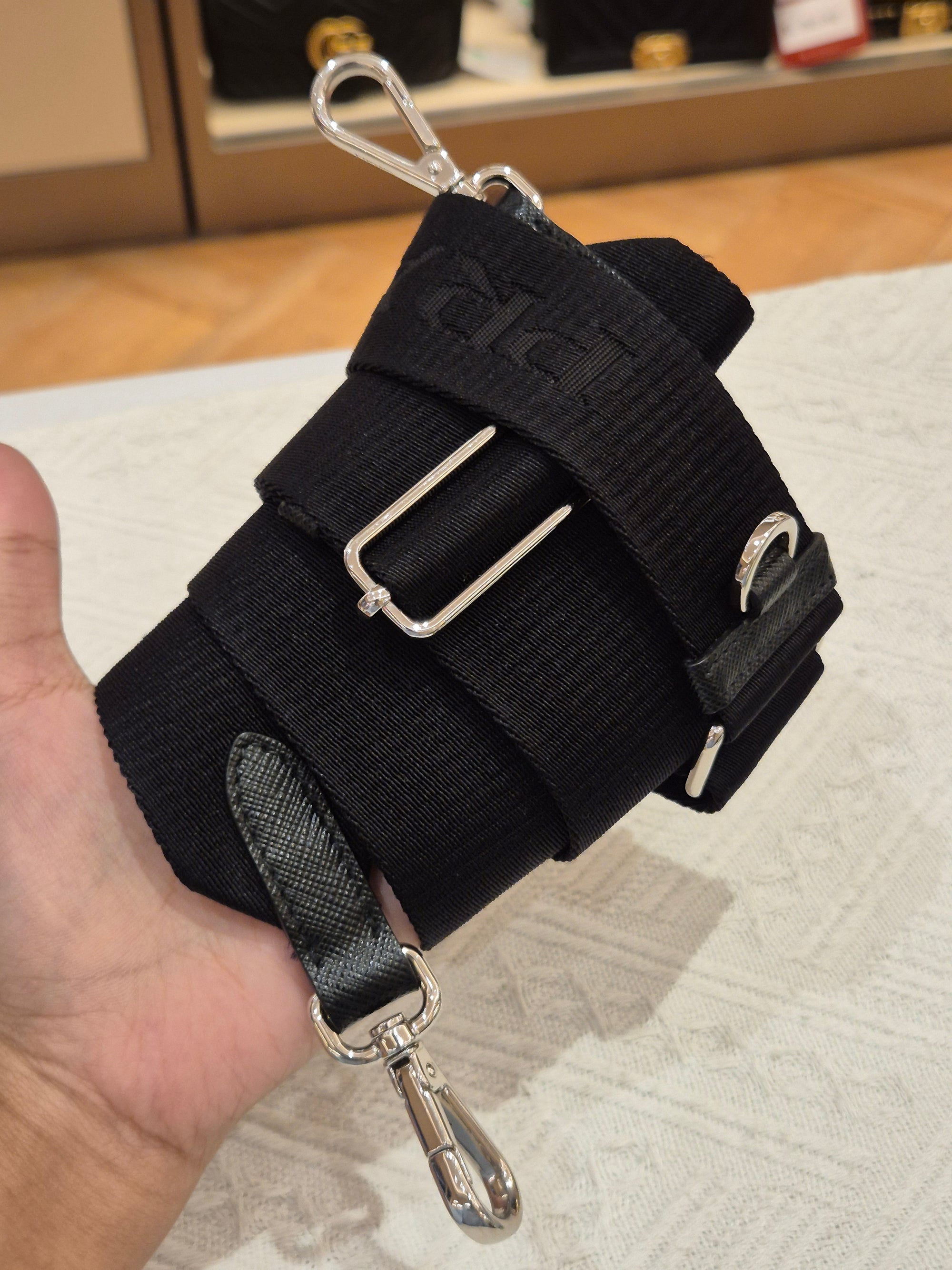 Prada Multi Pochette Re-Edition Nylon Black