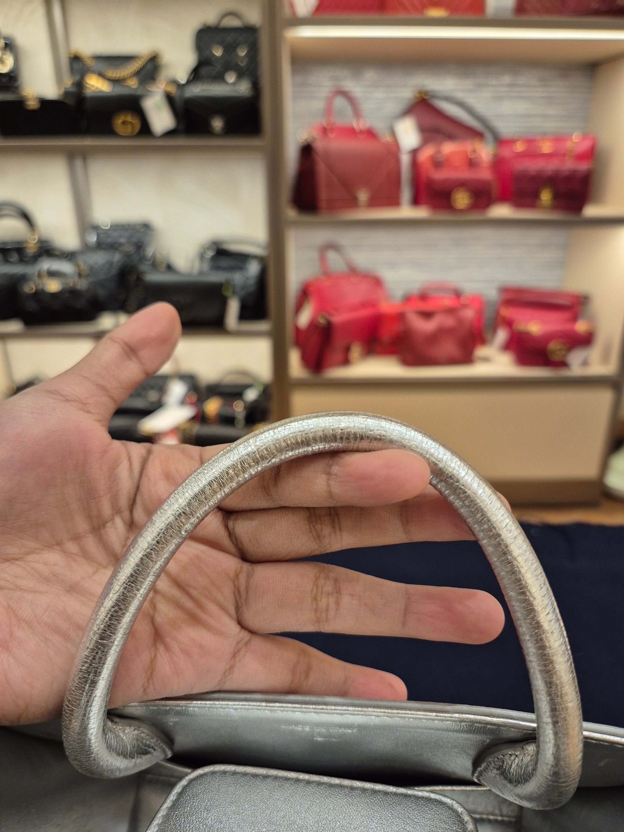 Diorever Mini Top Handle SIlver
