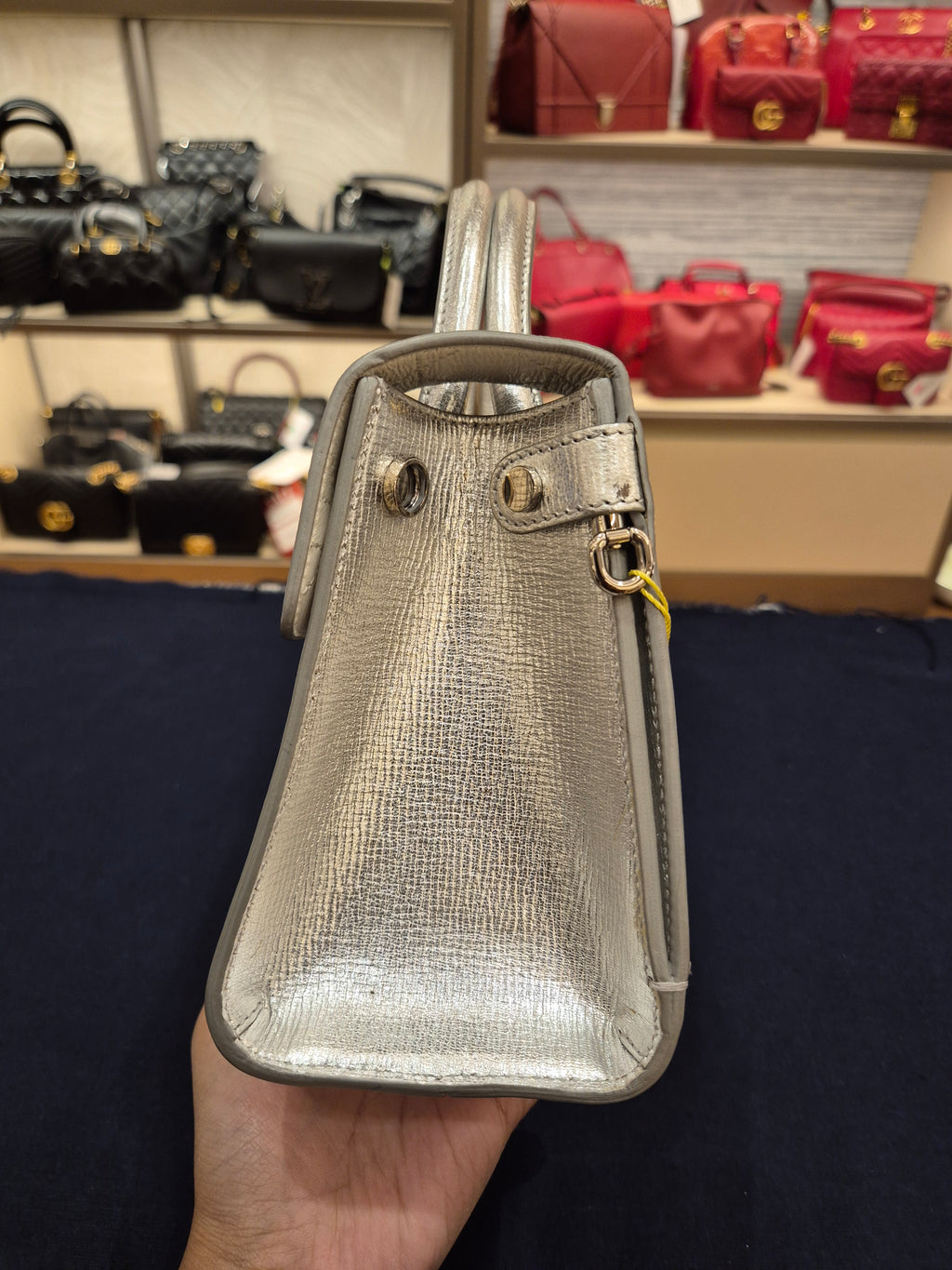 Diorever Mini Top Handle SIlver