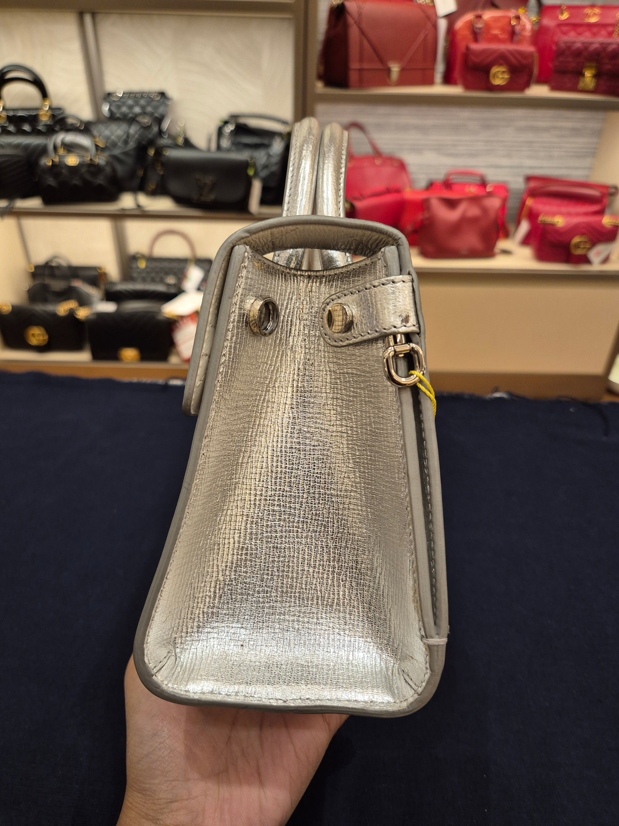 Diorever Mini Top Handle SIlver