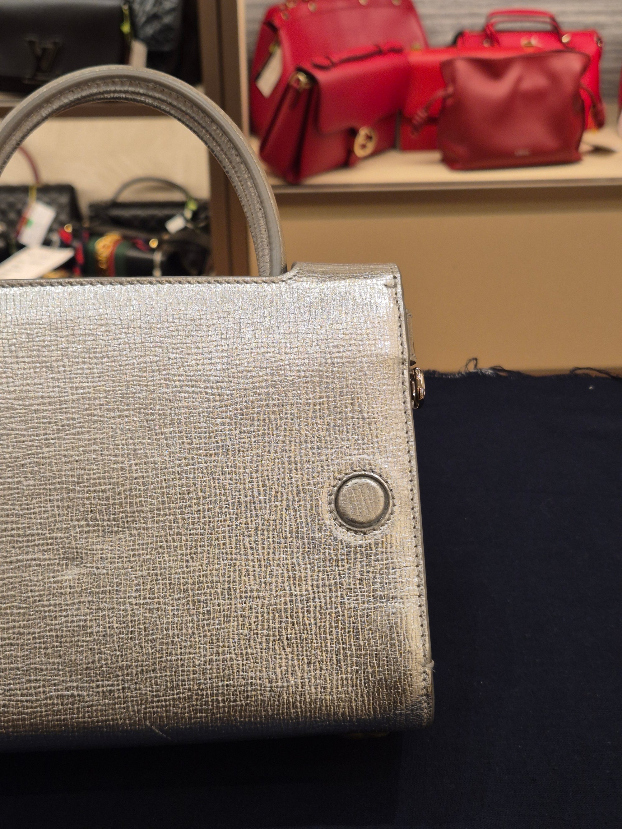 Diorever Mini Top Handle SIlver