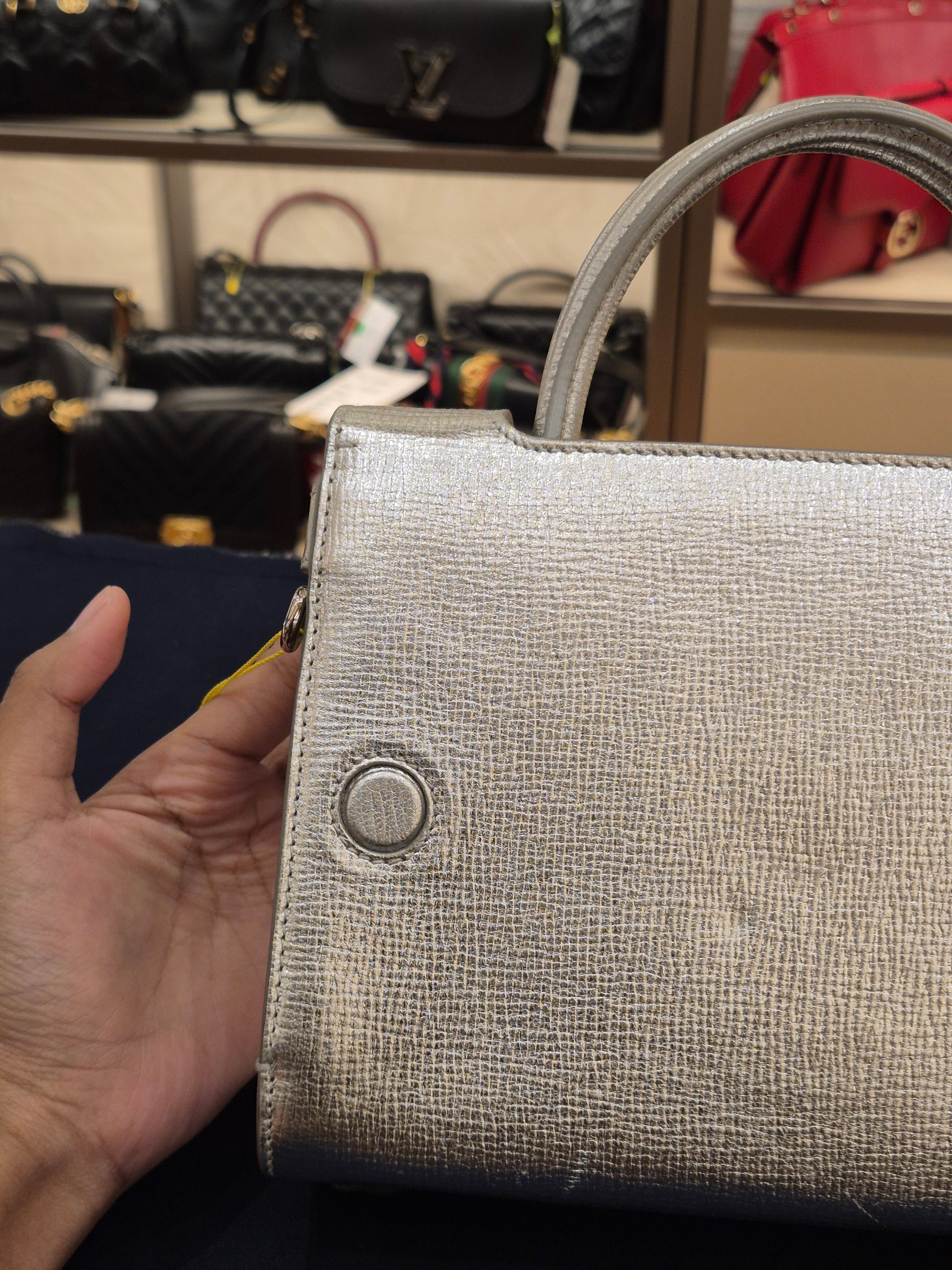Diorever Mini Top Handle SIlver
