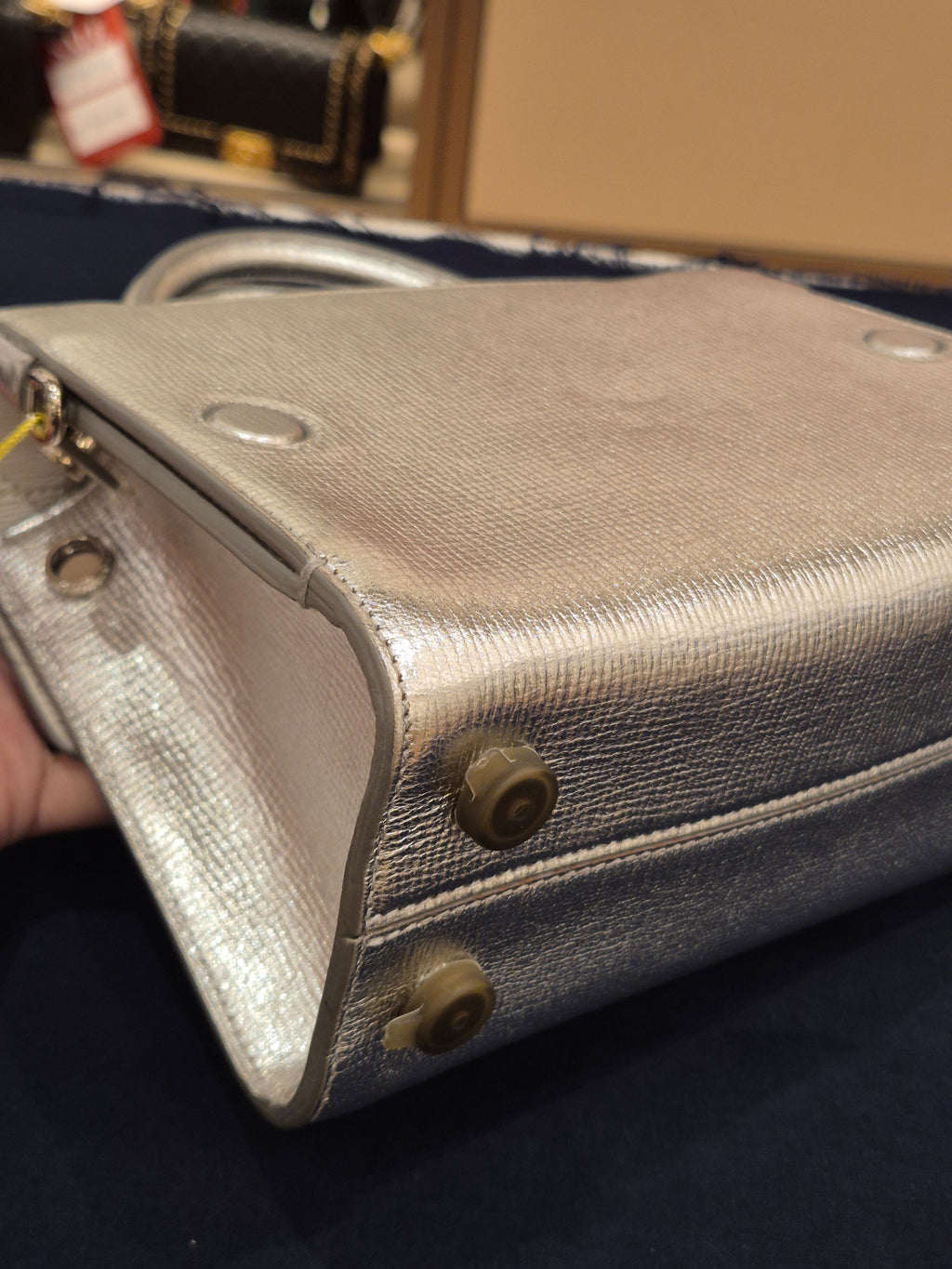 Diorever Mini Top Handle SIlver