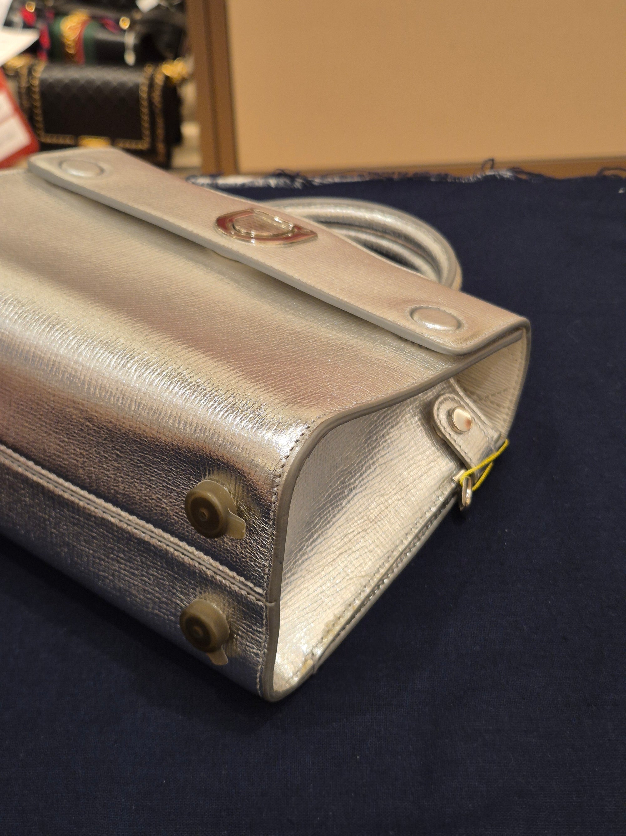 Diorever Mini Top Handle SIlver