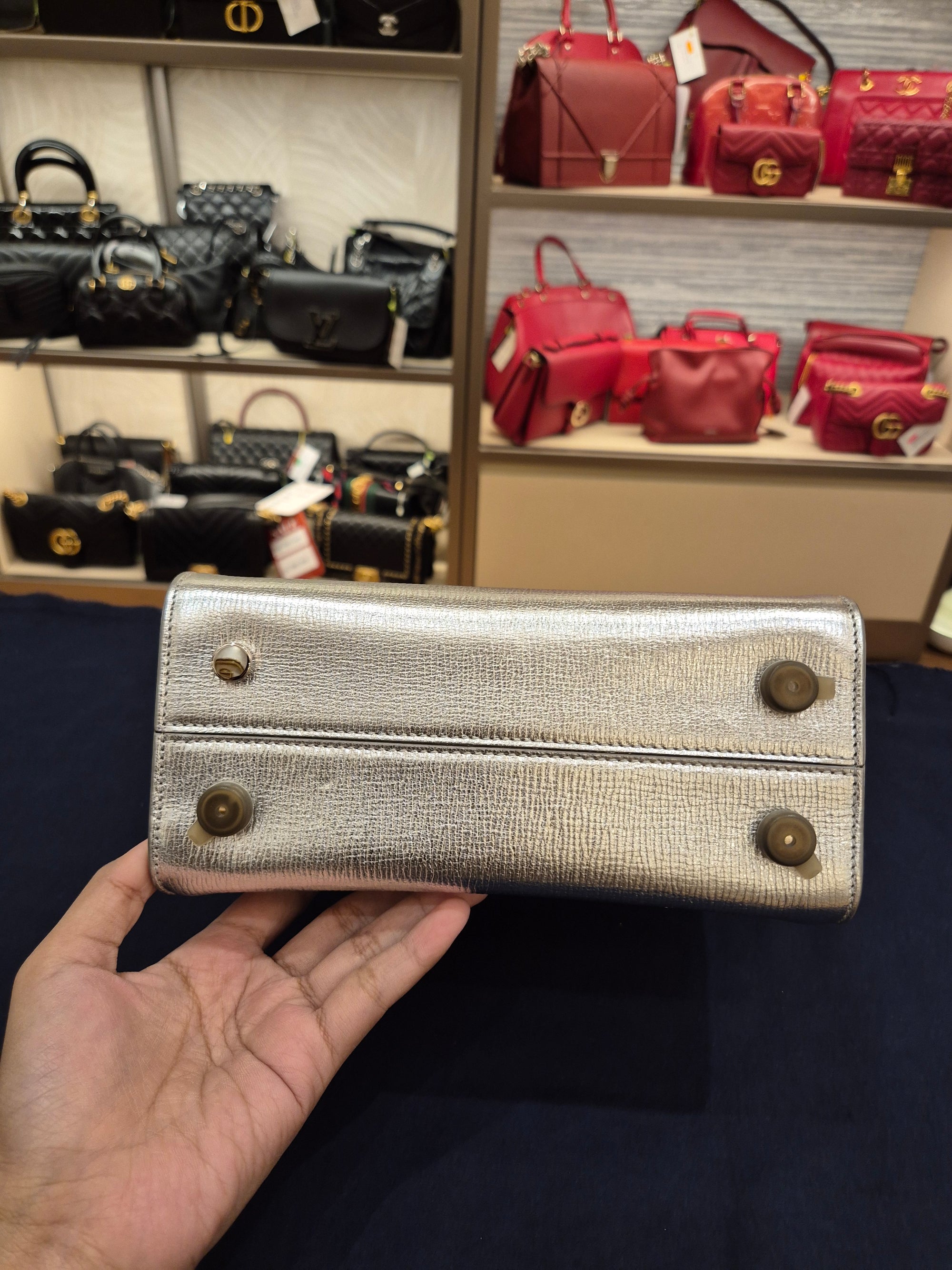 Diorever Mini Top Handle SIlver