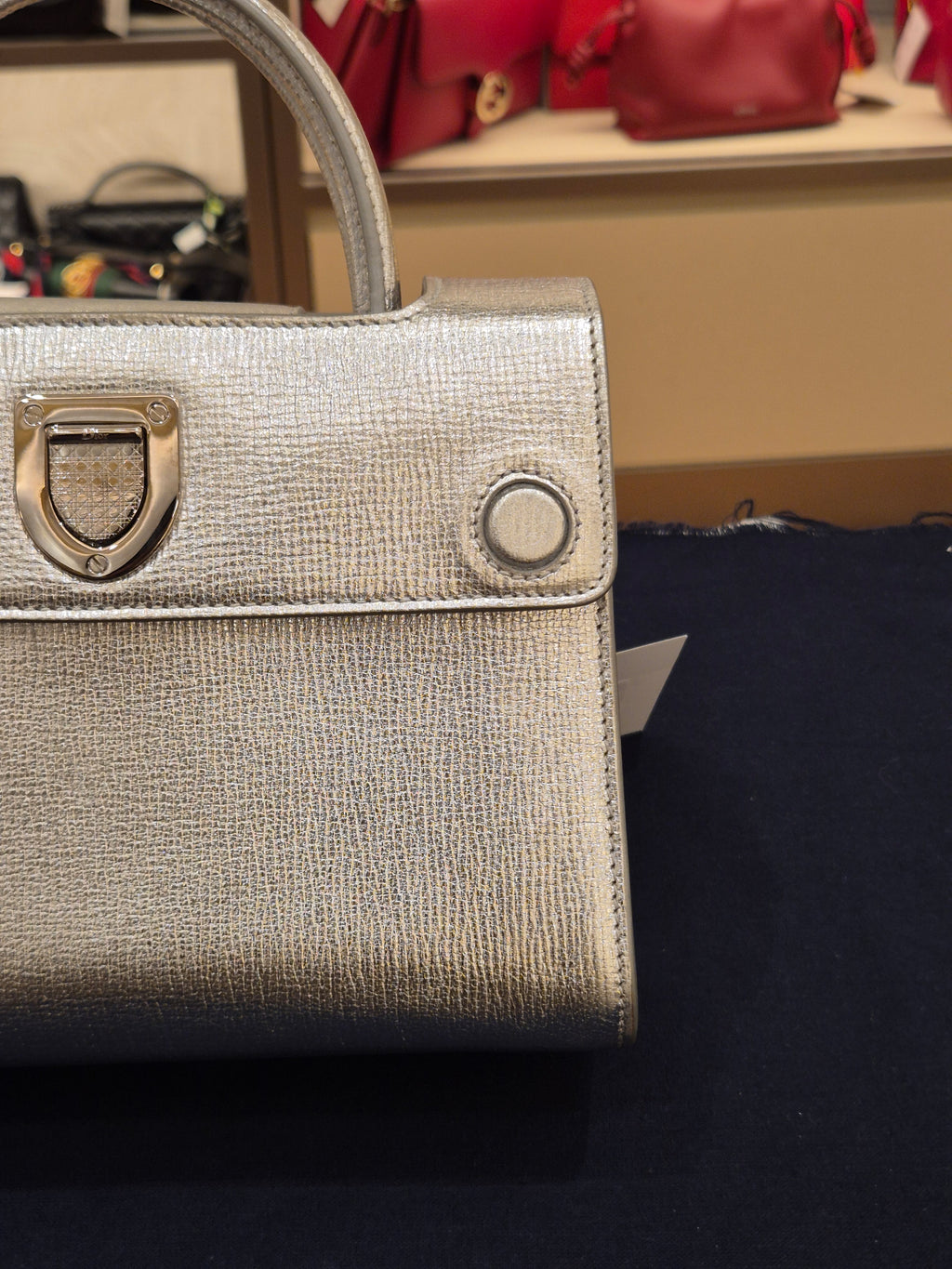 Diorever Mini Top Handle SIlver
