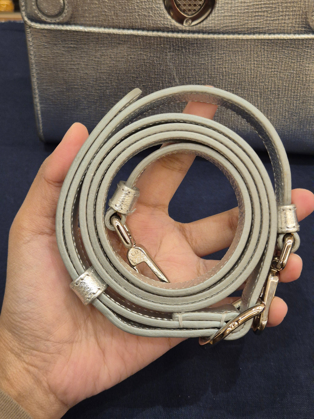 Diorever Mini Top Handle SIlver