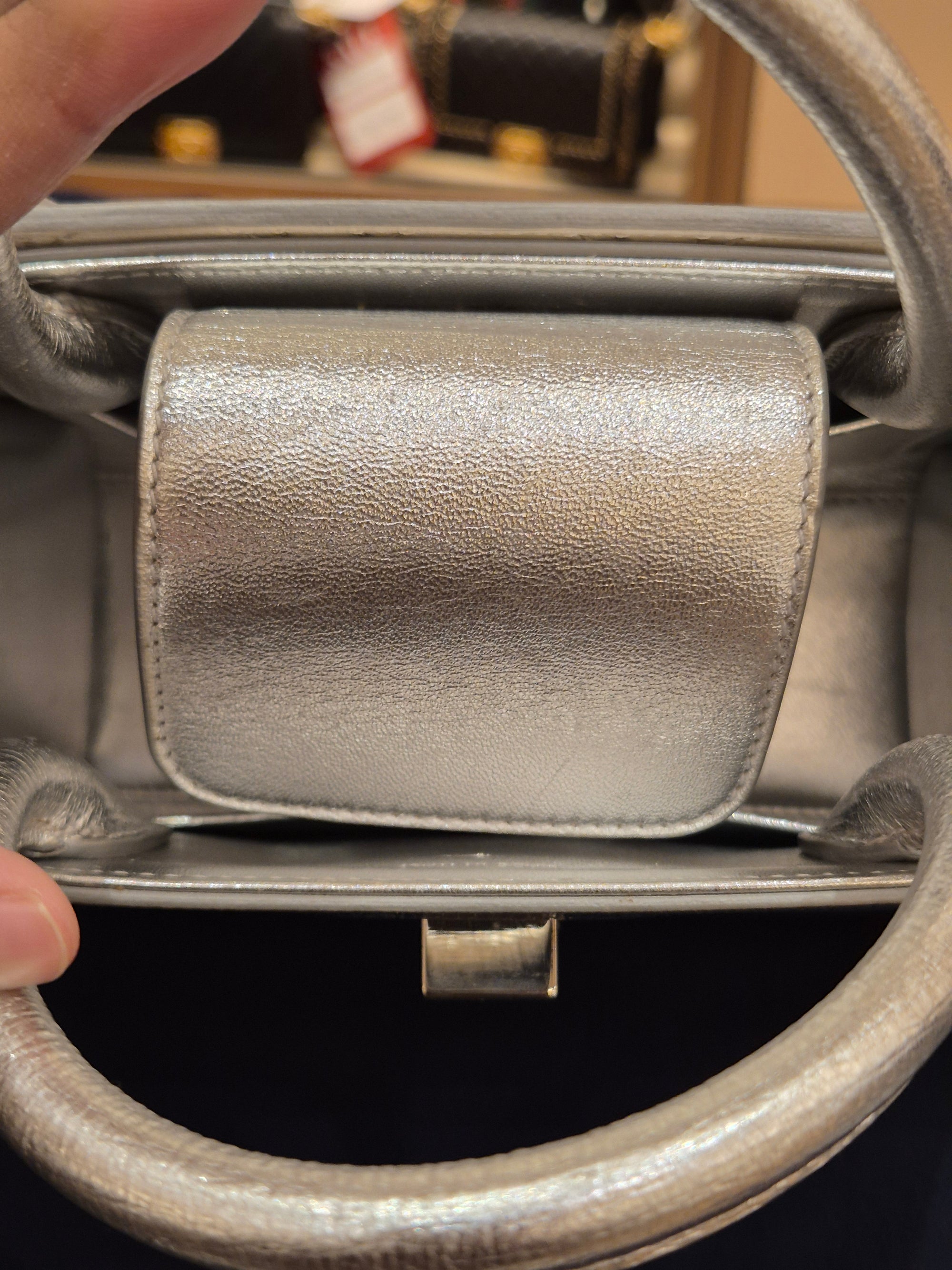 Diorever Mini Top Handle SIlver