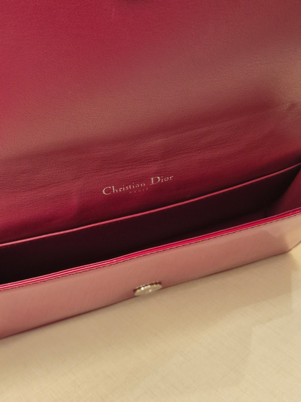 Dior Cannage Woc Red Patent