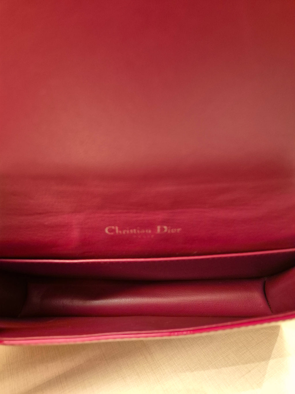 Dior Cannage Woc Red Patent