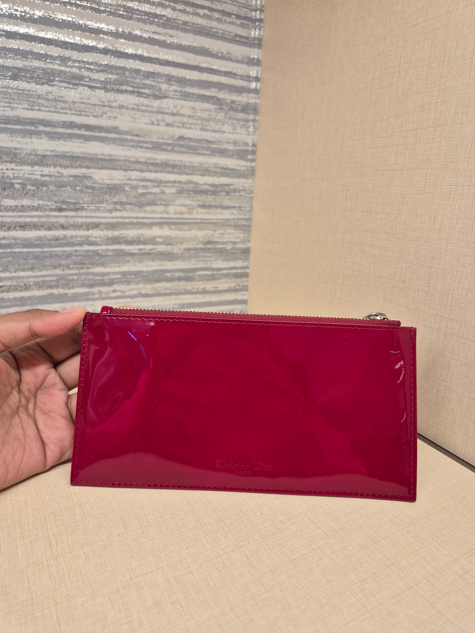 Dior Cannage Woc Red Patent