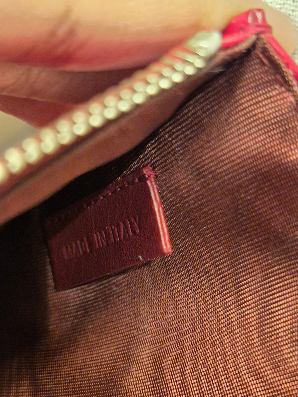 Dior Cannage Woc Red Patent