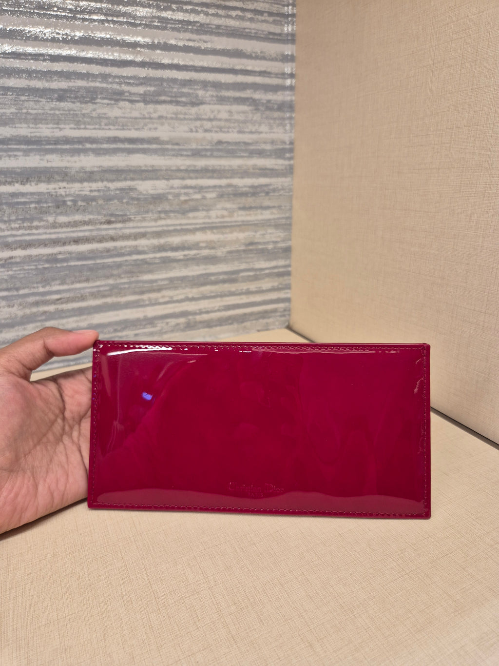 Dior Cannage Woc Red Patent