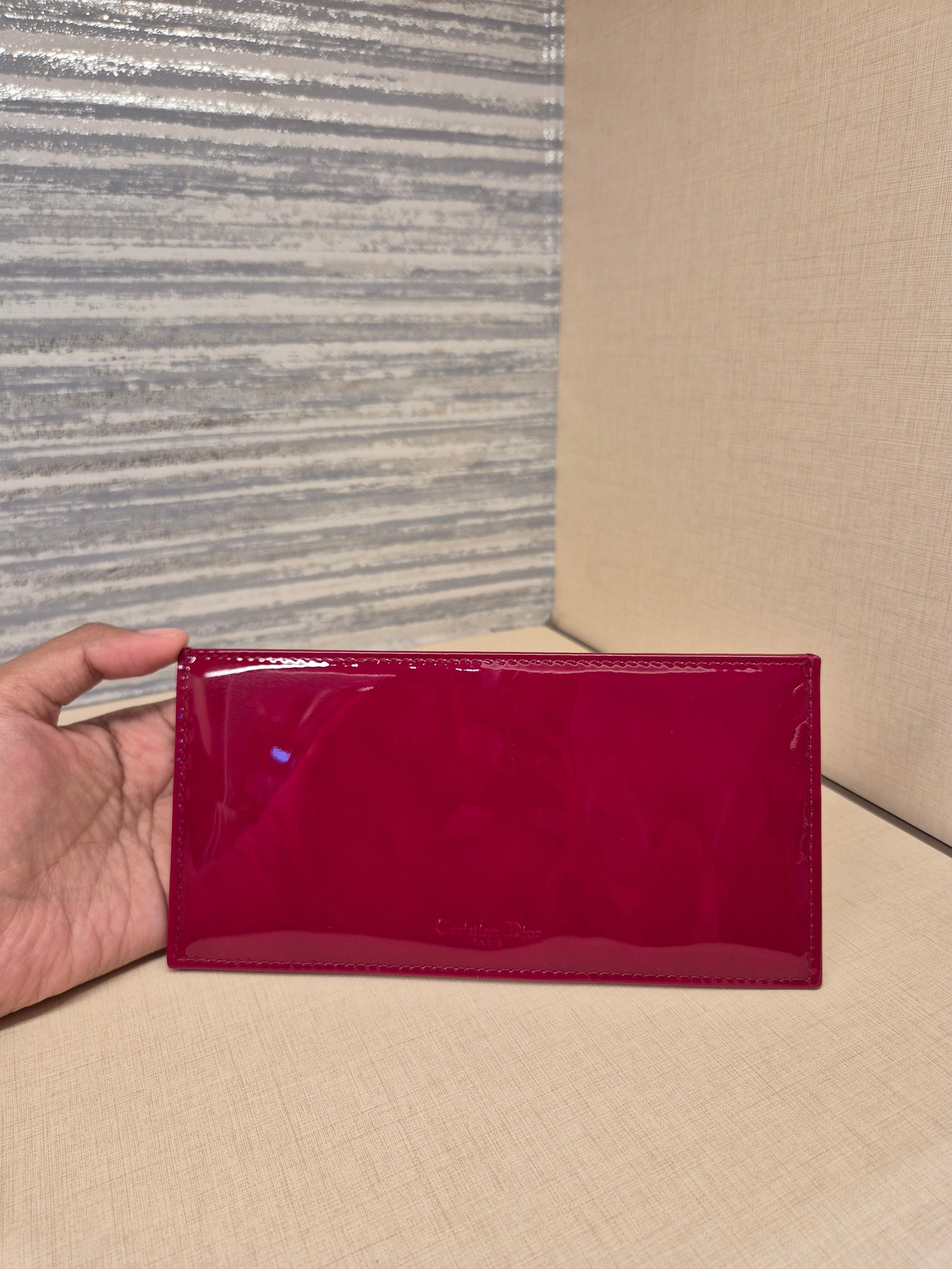 Dior Cannage Woc Red Patent